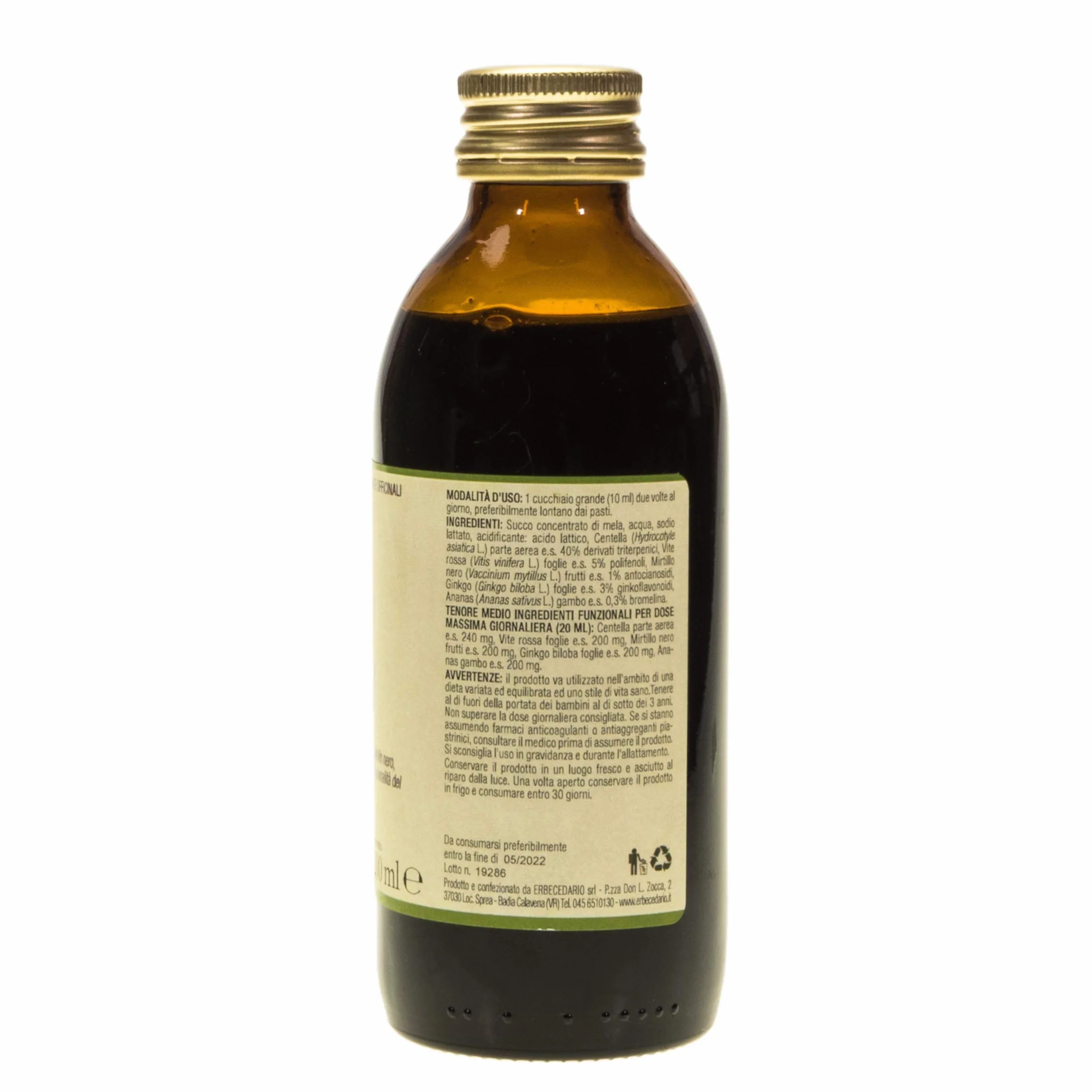 Sciroppo Gambe Confort con Vite rossa, Per Gambe gonfie e pesanti, Benessere della circolazione gambe, dei vasi sanguigni, e del microcircolo, Integratore circolazione gambe 1 Flacone Da 200ml