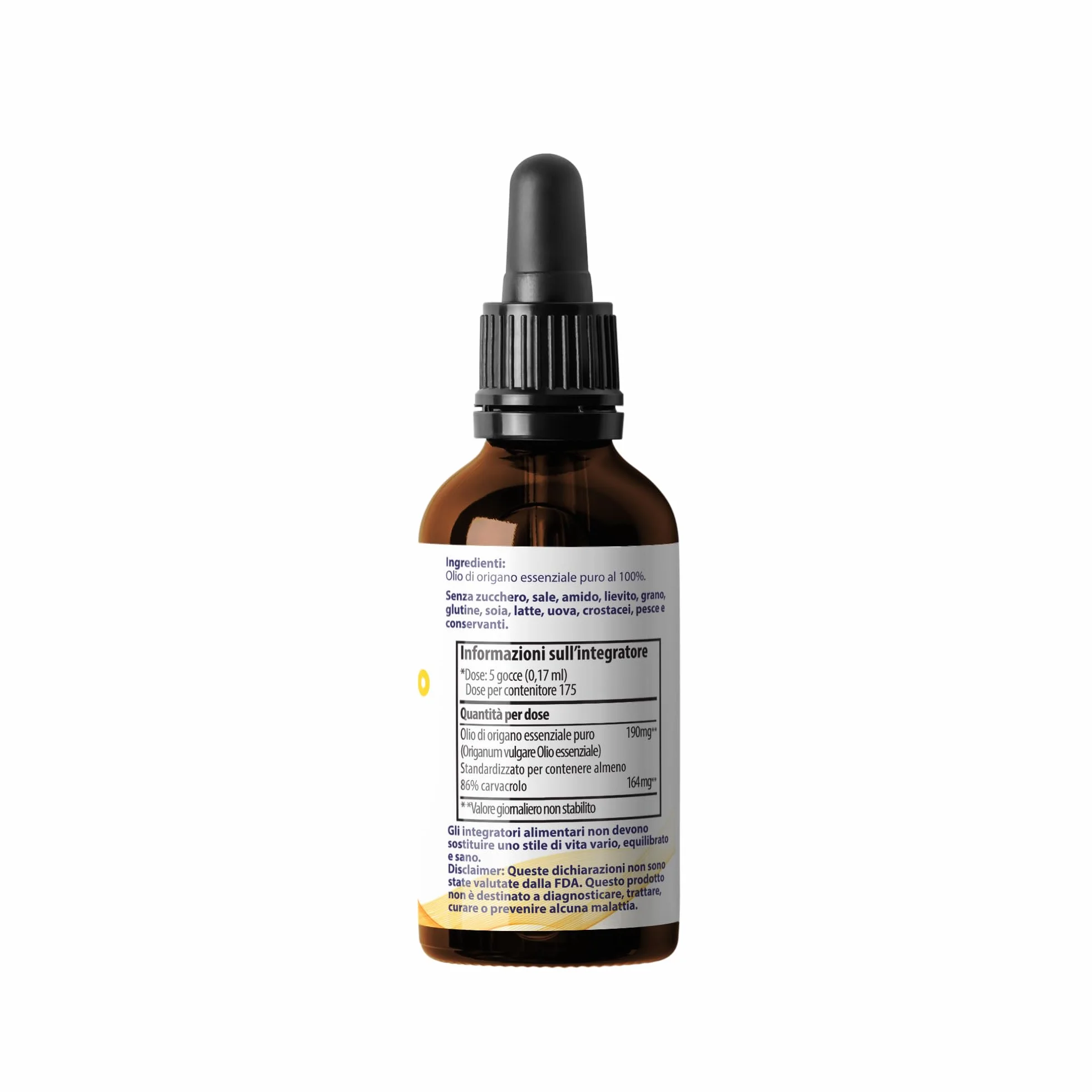 Olio di Origano Puro 86% Carvacrolo 30ml Zane Hellas