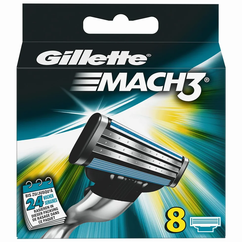Gillette MACH3 - Lamette, 8 pezzi