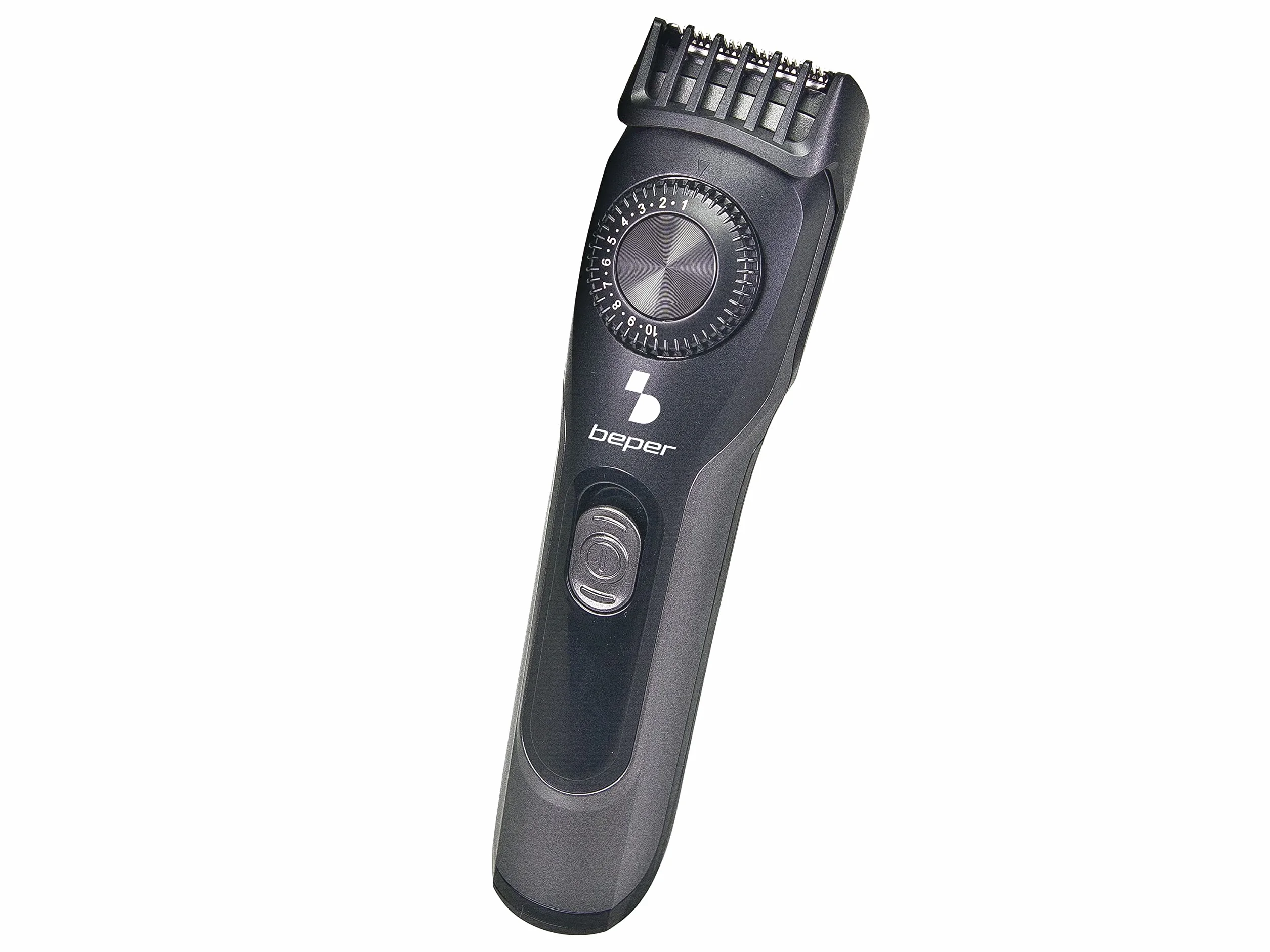 Beper 40.332 Regolabarba ricaricabile lame in acciaio inossidabile 20 lunghezze USB