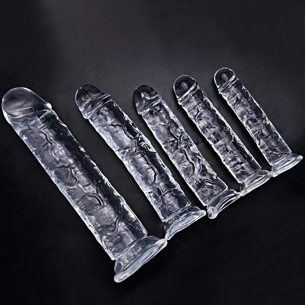 Piccolo dildo per donne, 18 cm, morbido e realistico, giocattolo sessuale per principianti, gelatina, con tettarella per coppie, adulti e giochi erotici