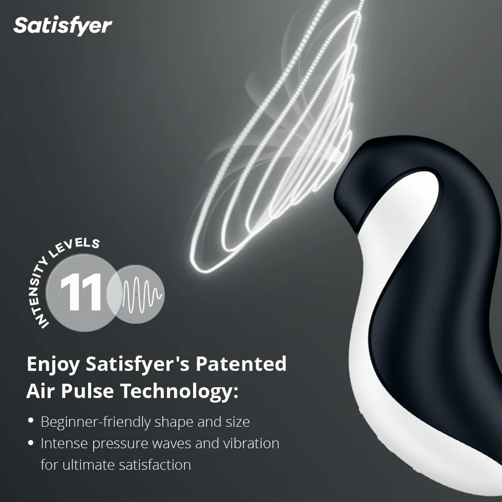 Satisfyer Orca Vibratore a Onde di Pressione | Doppio Sex Toy con 2 Motori per una Stimolazione estrema | Impermeabile IPX7 | Sex Toys per Donne dal Design simpatico | Stimolatore sessuale Vibratori
