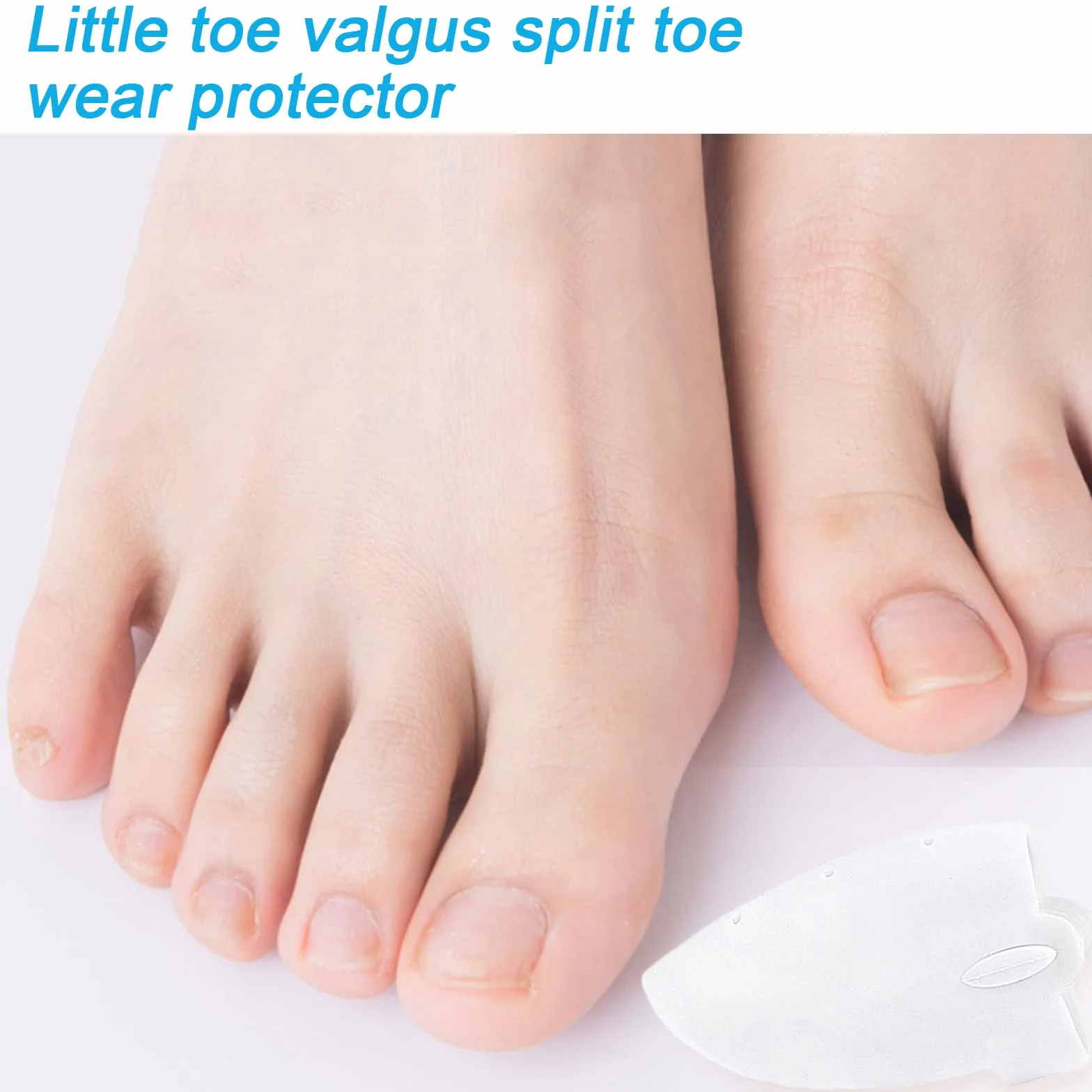 Separatori per Dita dei Piedi in Silicone 4 Pezzi per Alluce Valgo Sollievo Dolore