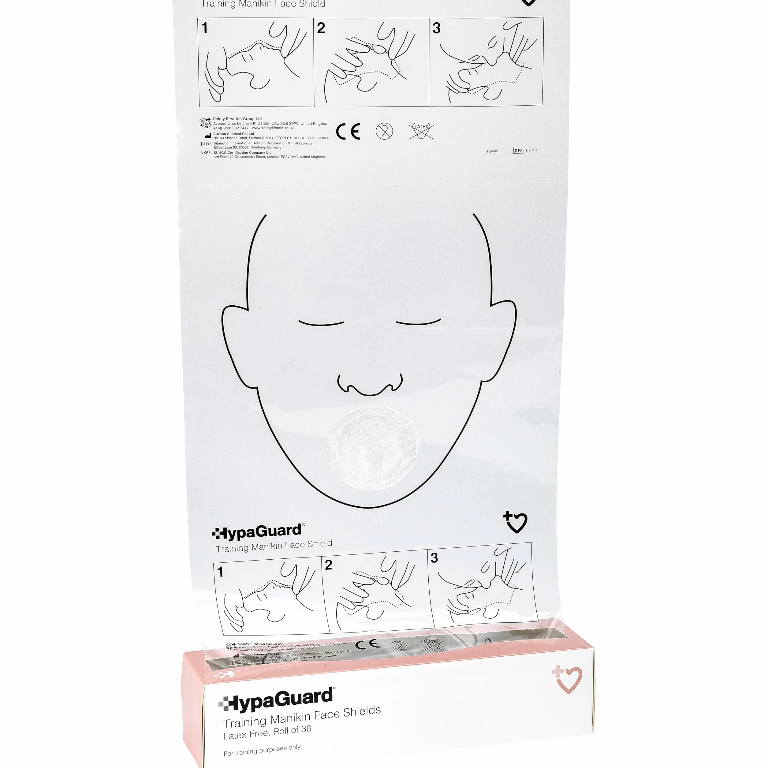 Safety First Aid Group Manichino HypaGuard rianimazione allenamento rotolo