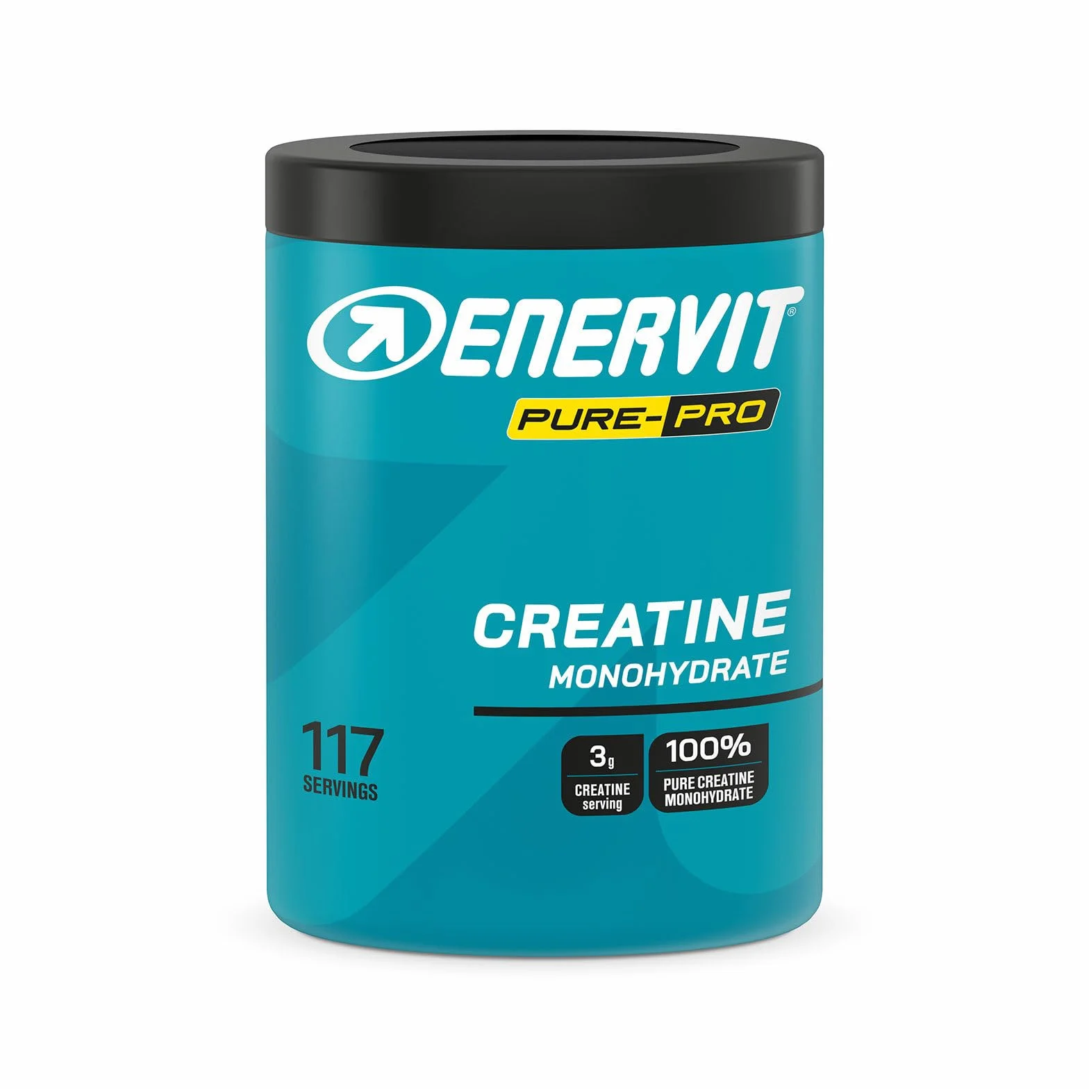 Enervit Pure-Pro Creatine, Creatina Monoidrata in Polvere, Gusto Anguria,Ideale per sforzi e Workout ad Alta Intensità, Vegan, Barattolo da 400g