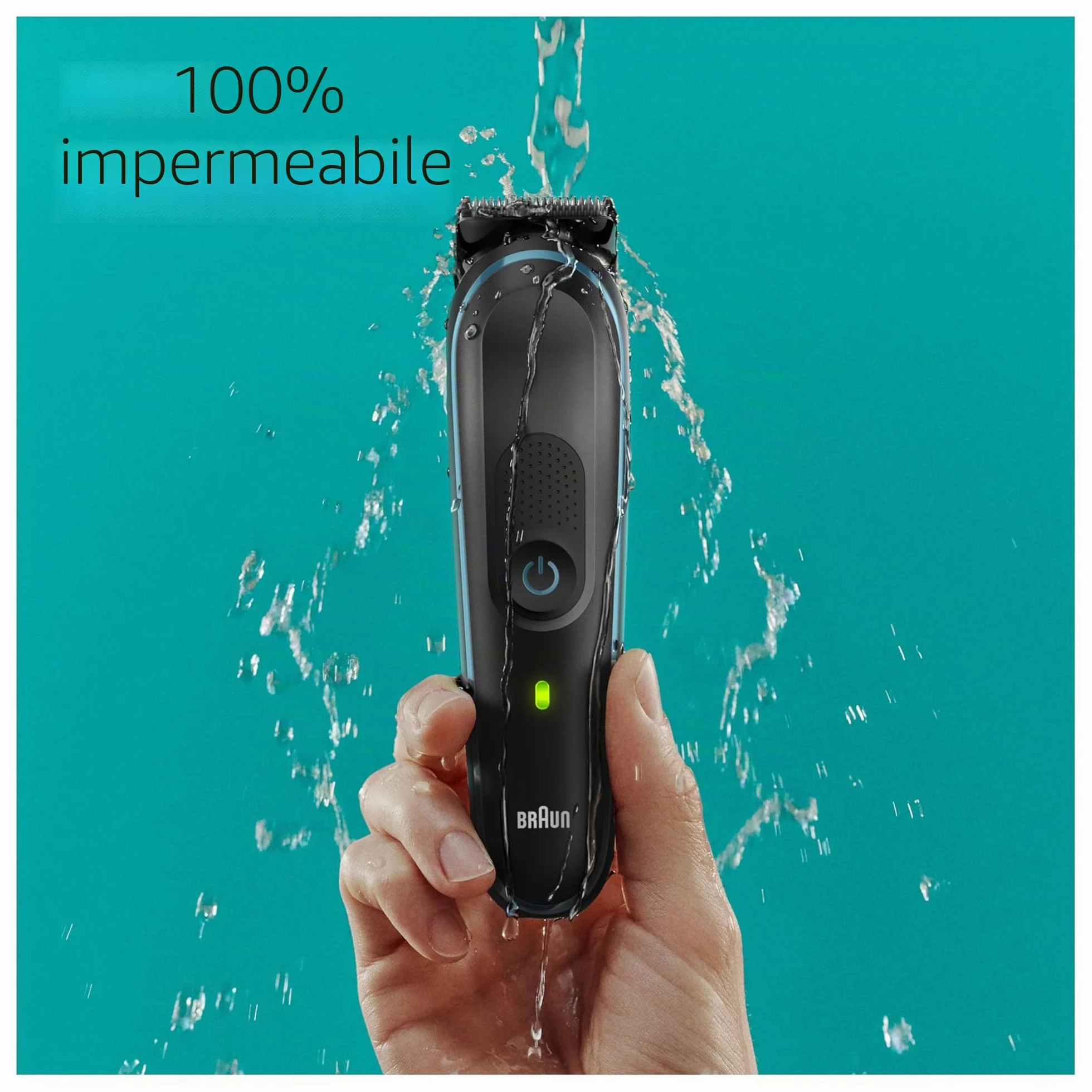 Braun MGK5445 Regolabarba e Tagliacapelli Uomo 10-in-1 Styling Nero