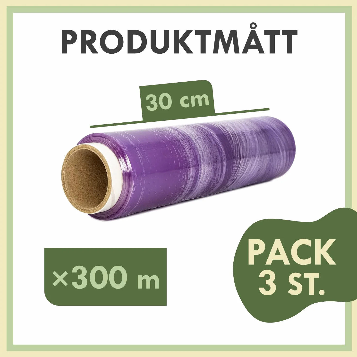 Zenic | Pellicola Alimenti | 30 cm di Larghezza e 0,8 Kg di Peso | 3 Rotoli | Pellicola Trasparente Alimentare Professionale | Cucina e Tattoo | Resistente e Adesiva | Adatta al Microonde