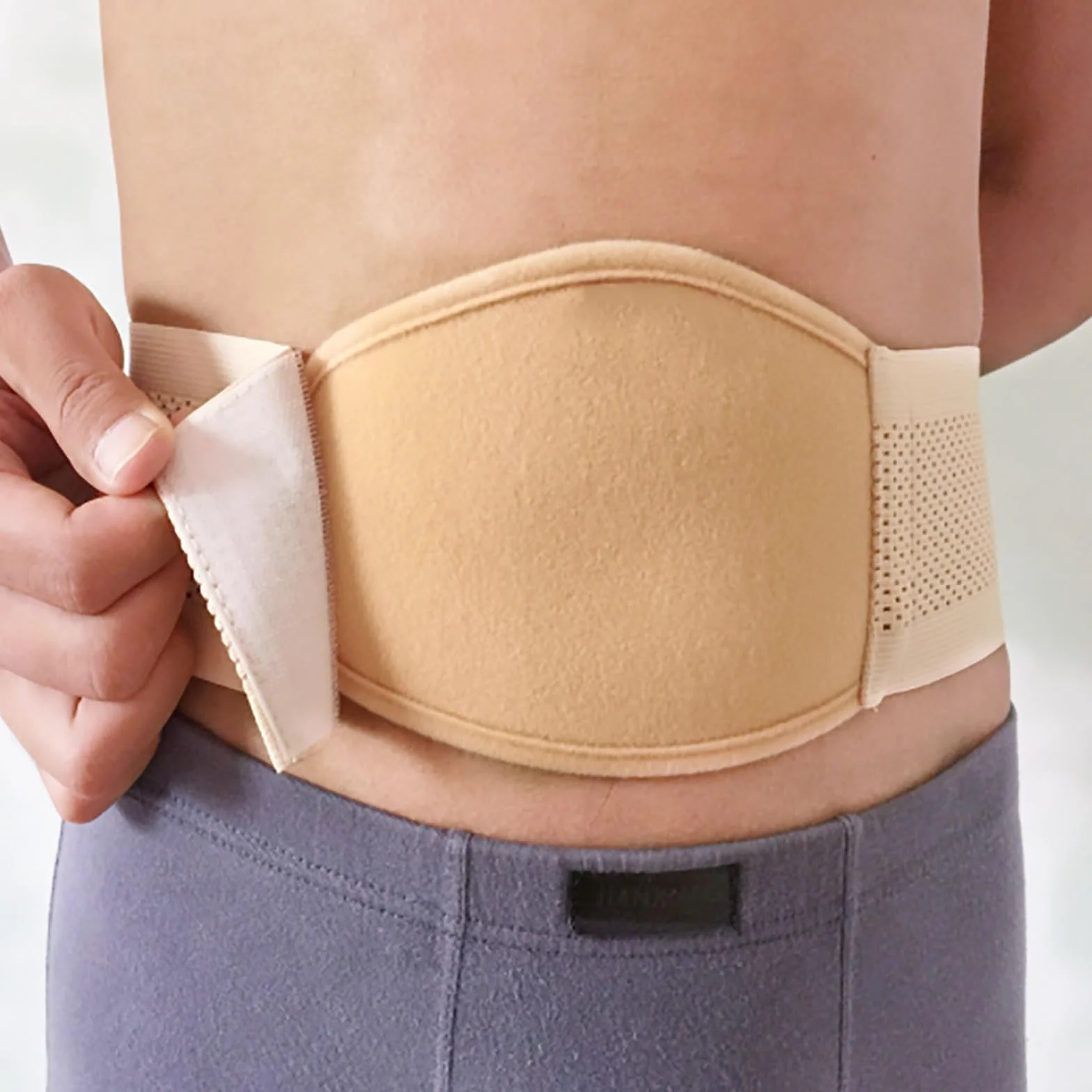 Fascia Addominale Contenitiva per Uomini e Donne, Tutore per Ernia Ombelicale, Incisionale e Ombelicale, Fascia Elastica Addominale(Medium)