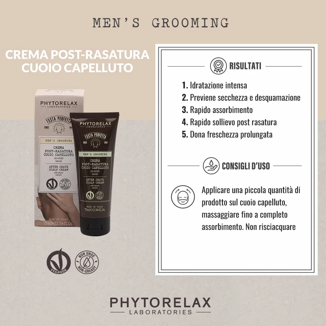 Phytorelax Crema Post-Rasatura Cuoio Capelluto