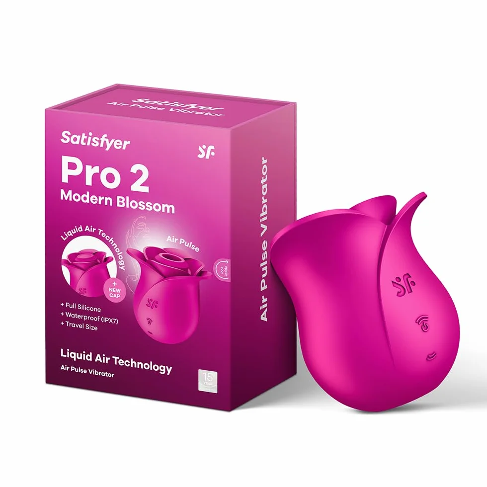 Satisfyer Pro 2 Modern Blossom | Sex Toy Woman | Liquid Air Technology | Waterproof (IPX7) Air Pulse Vibro-Masseur | Sex-Toys con 11 Programmi e ricaricabile | Medical Silicone