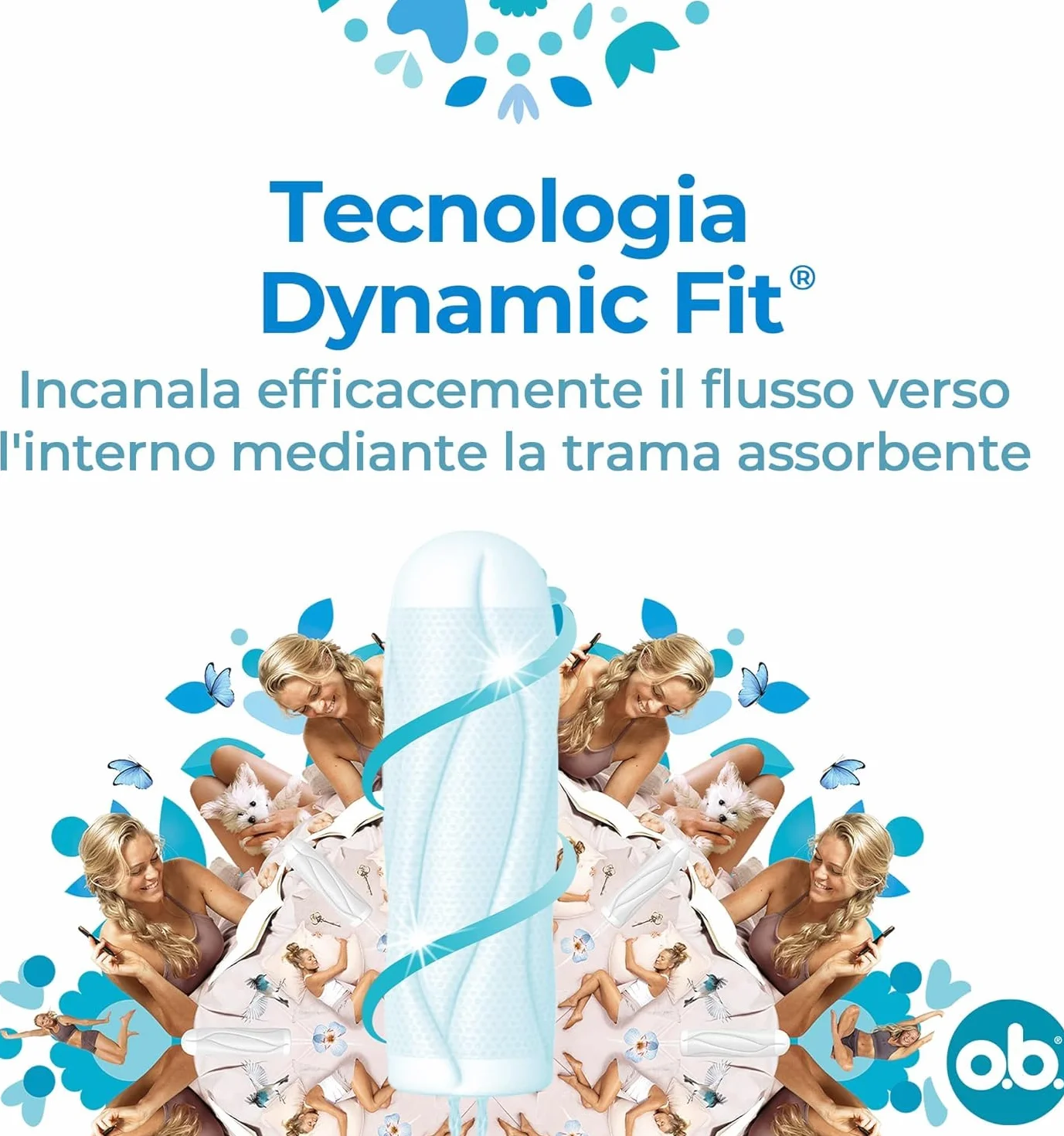 o.b. ProComfort Super Plus Assorbenti Interni, Flusso Molto Intenso, Inserimento e Rimozione Facile, 16 unità (Confezione da 10)