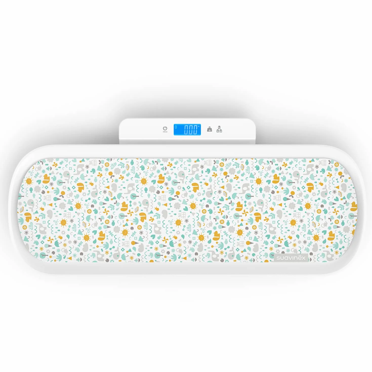 Suavinex Bilancia Digitale Neonati Adulti 1-100 kg Vassoio Pesata Rimovibile