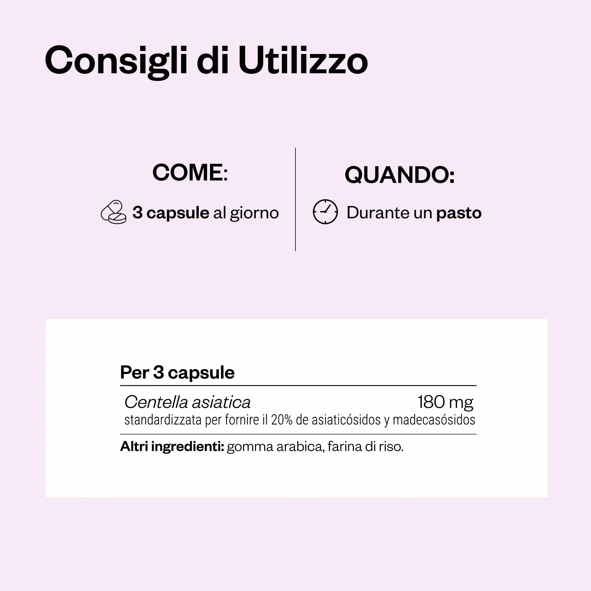 Supersmart Centella Asiatica Erba della Tigre Benessere Mentale Riduce Stress Sistema Immunitario Vegano Senza Glutine