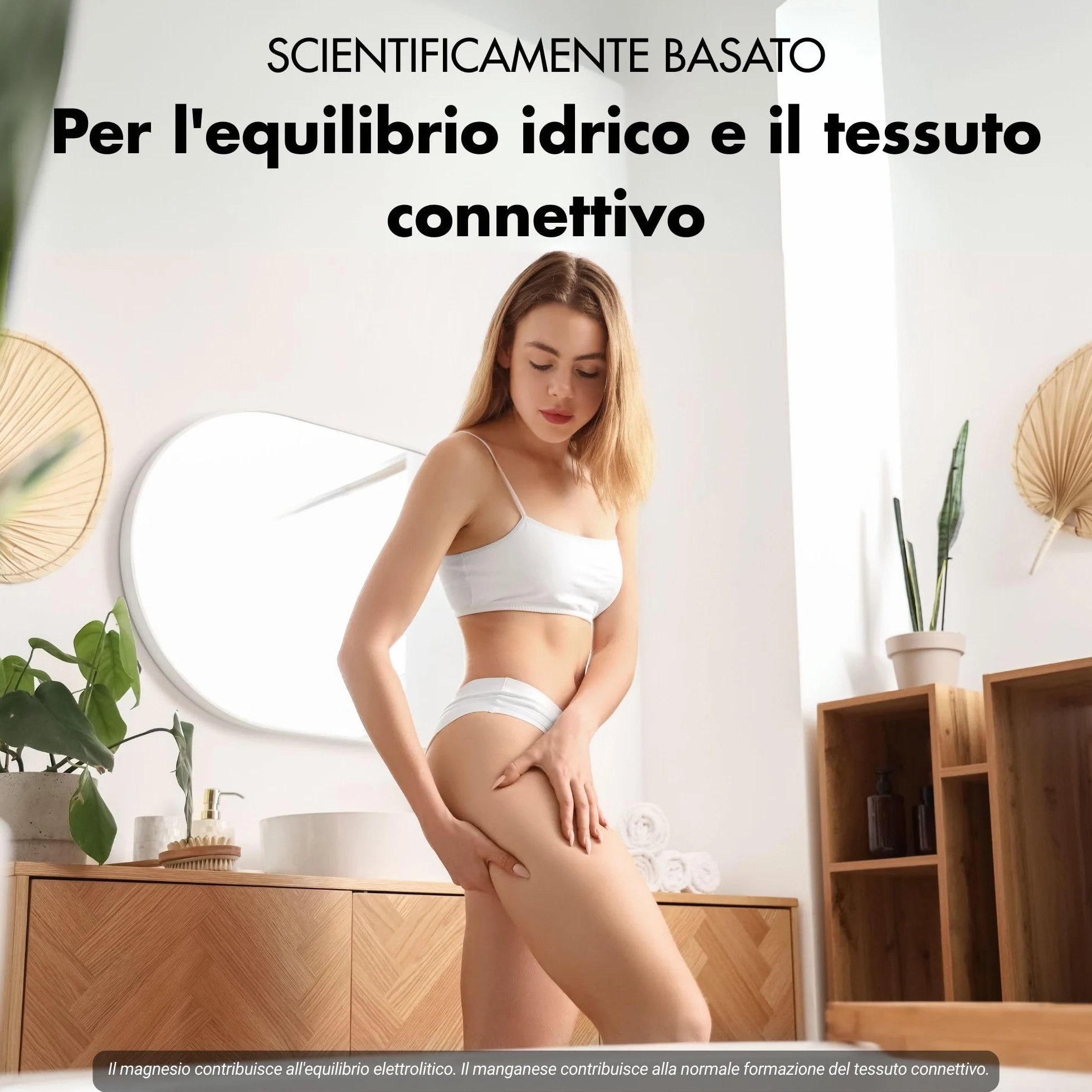 Complesso Water Balance 180 compresse vegane ortica foglie di vite rossa ippocastano magnesio manganese
