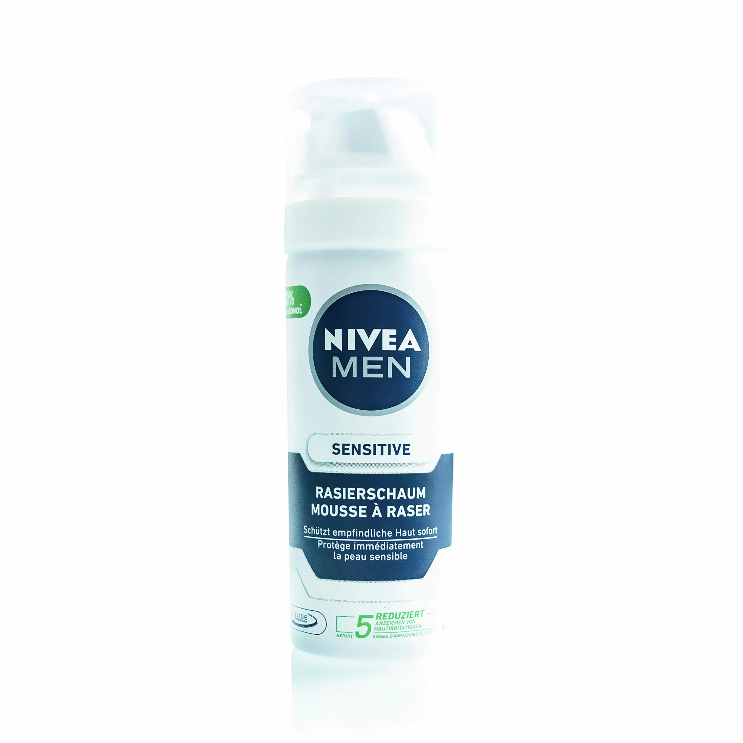 5Pack Nivea mini schiuma da barba Sensitive 5x 50ml