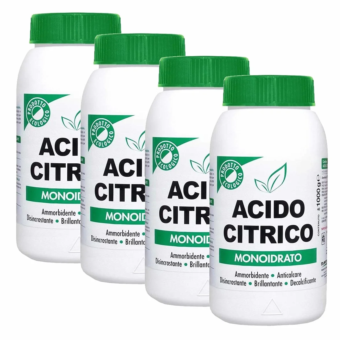 Acido Citrico Monoidrato 1 kg - Anticalcare Disincrostante Decalcificante