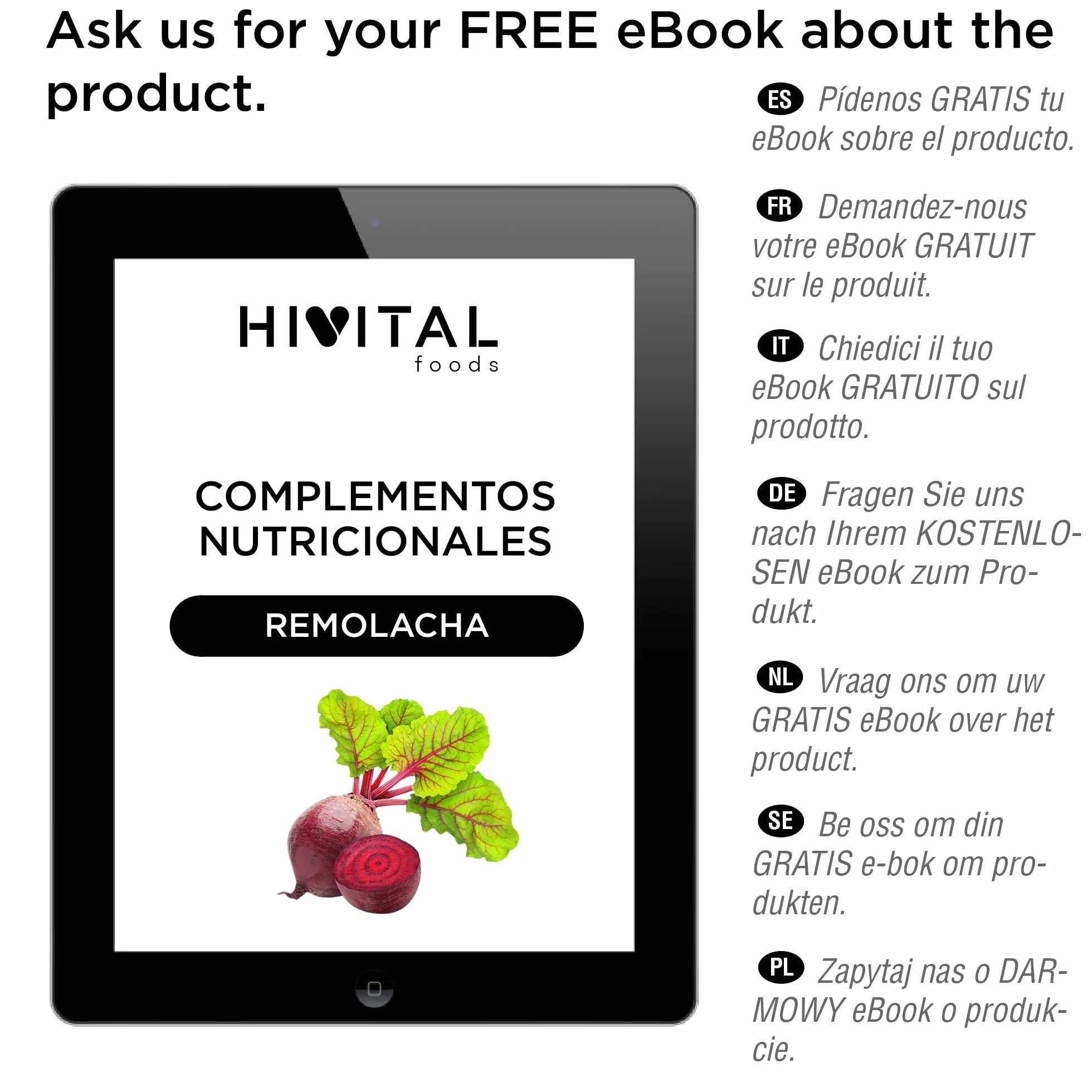 HIVITAL Barbabietola 6000 mg 180 capsule vegane Estratto Naturale di Beetroot