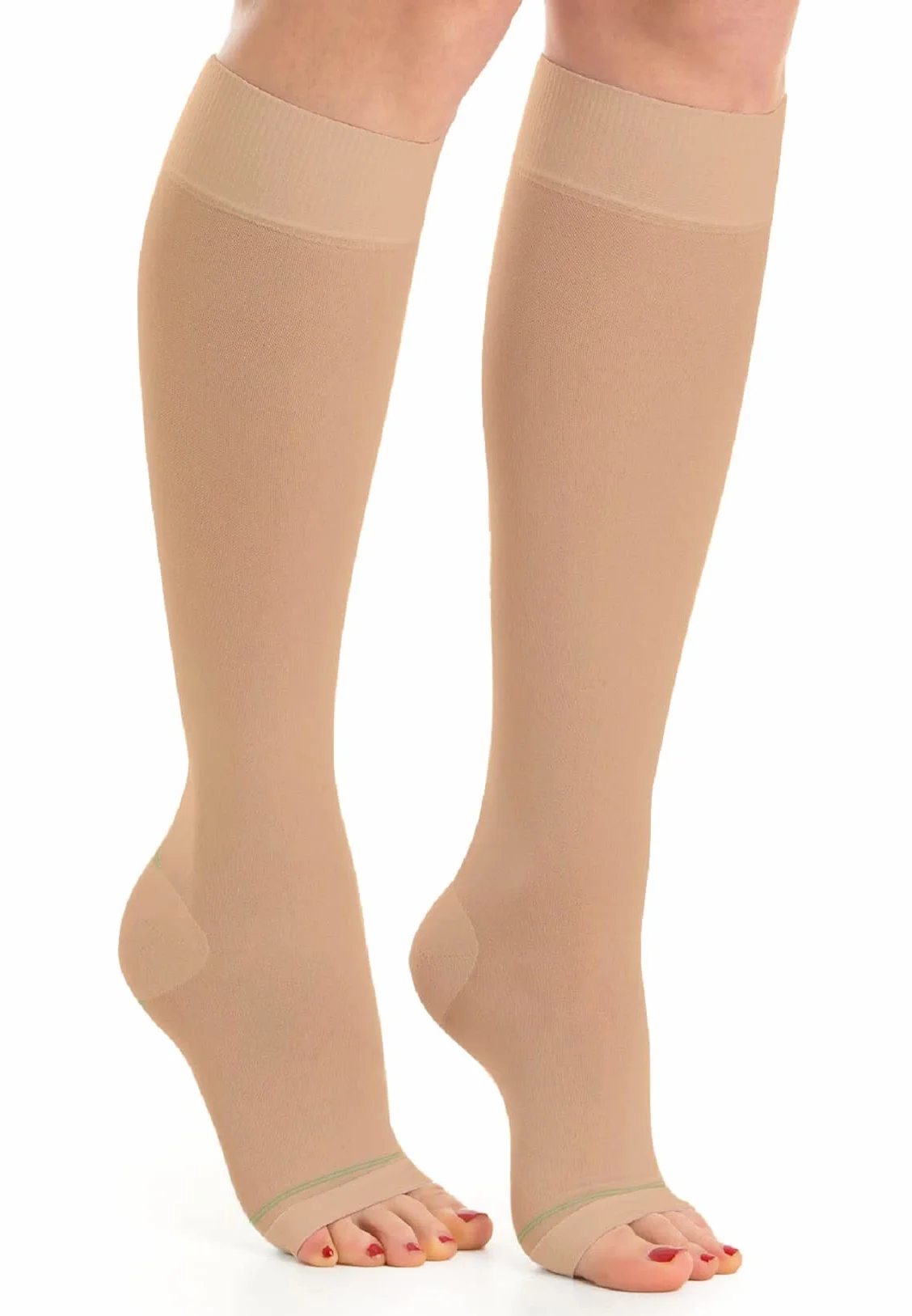 Relaxsan Antitrombo M0350A gambaletti punta aperta antiembolismo K1 compressione graduata 18-23 mmHg