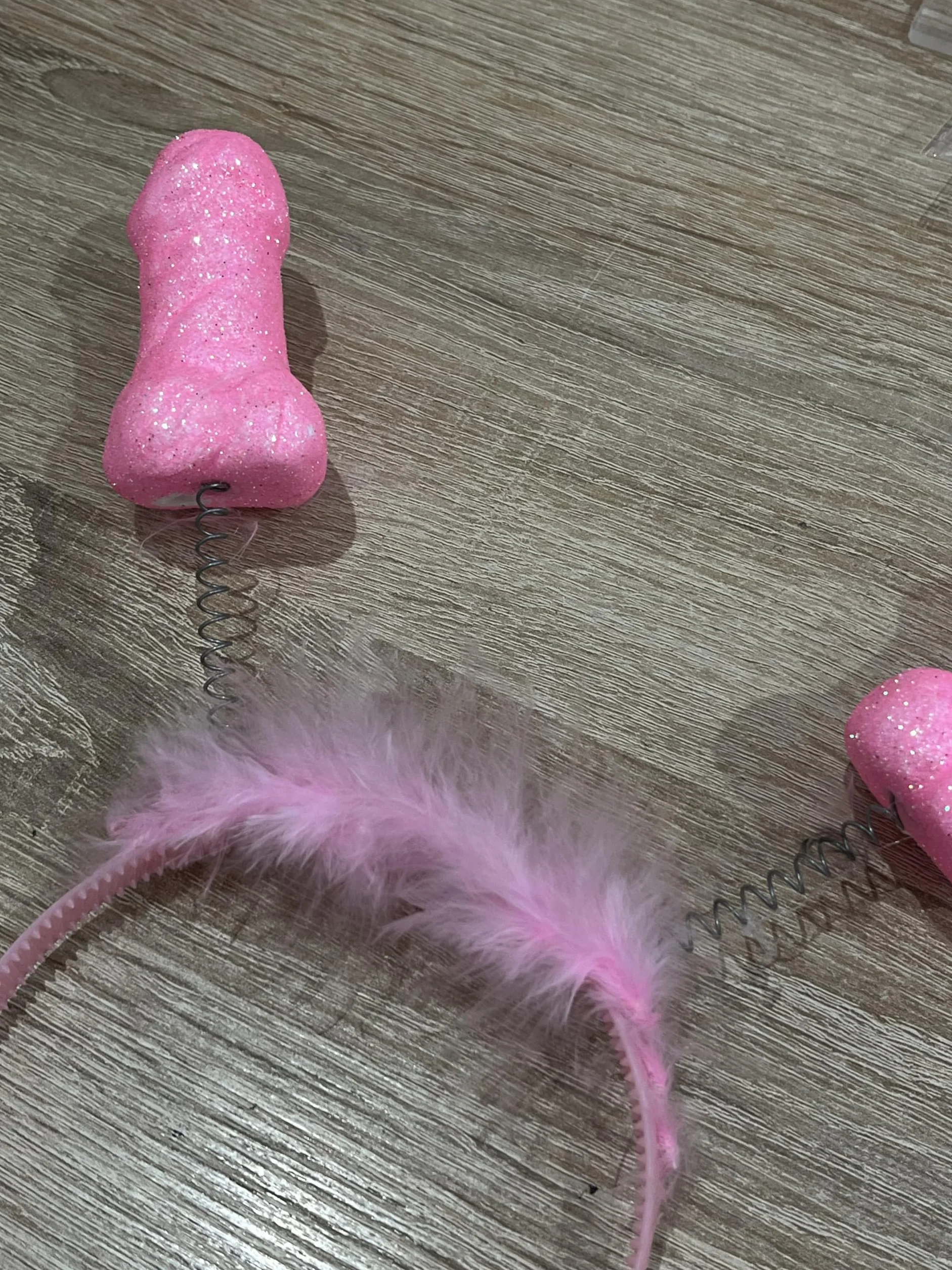 Frontino per Addio al Nubilato, Simpatico Gadget di Addio al Nubilato per la Sposa, Gioco Divertente Bachelorette Party con Antenne Pisello