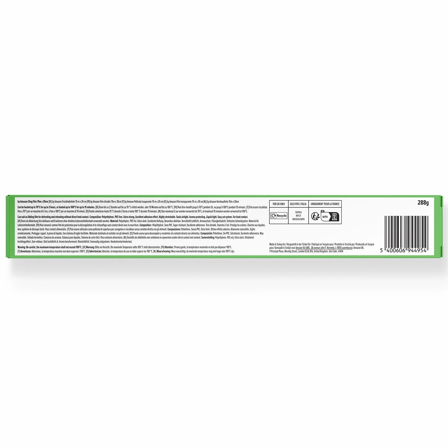 by Amazon Pellicola trasparente, 75 m x 29 cm