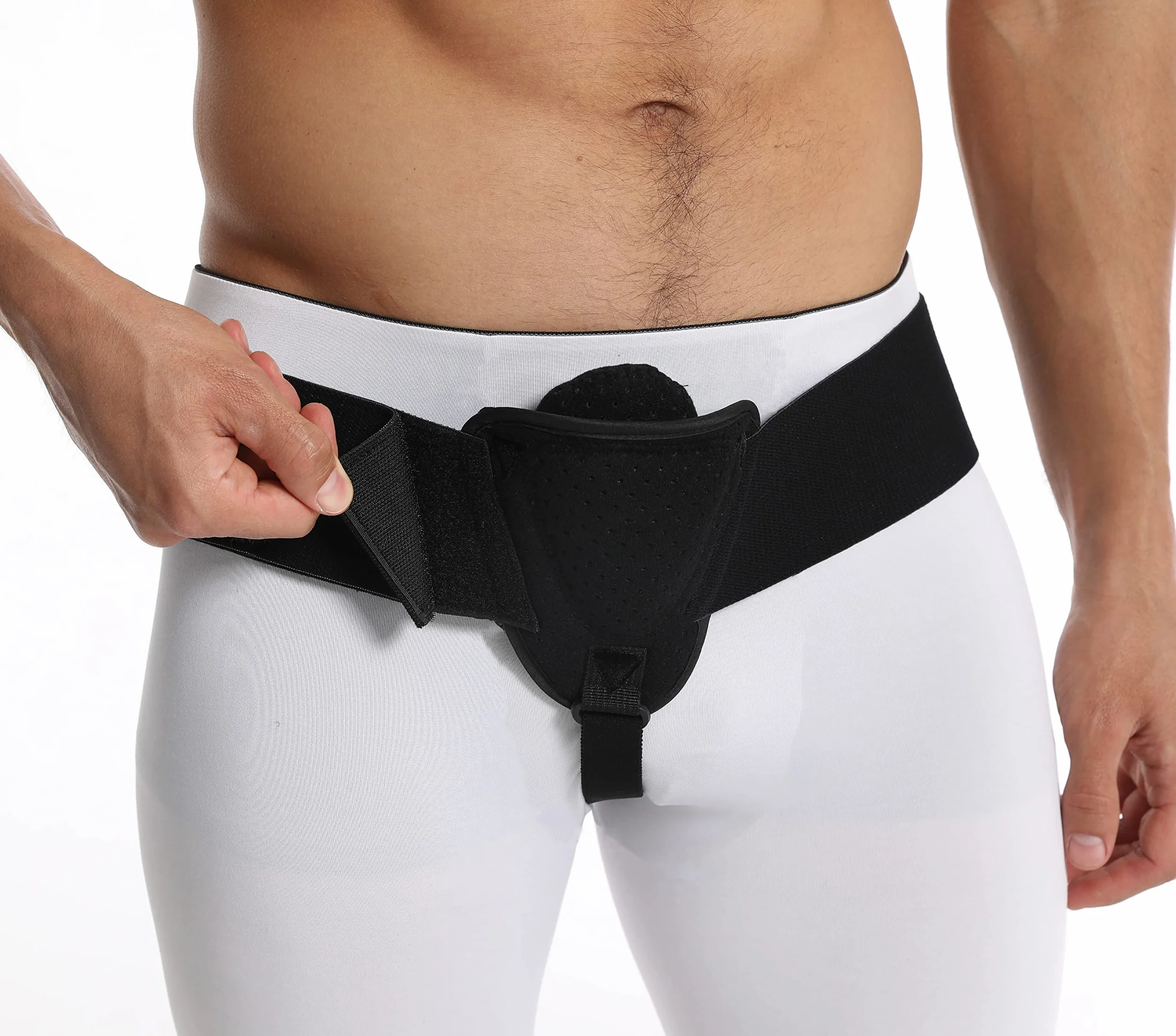 Cintura per ernia inguinale - uomo. Fascia ernia inguinale uomo (regolabile). Mutande per ernia inguinale uomo. Slip ernia inguinale uomo. Cinto: ernia inguinale destra e ernia inguinale sinistra(S/M)