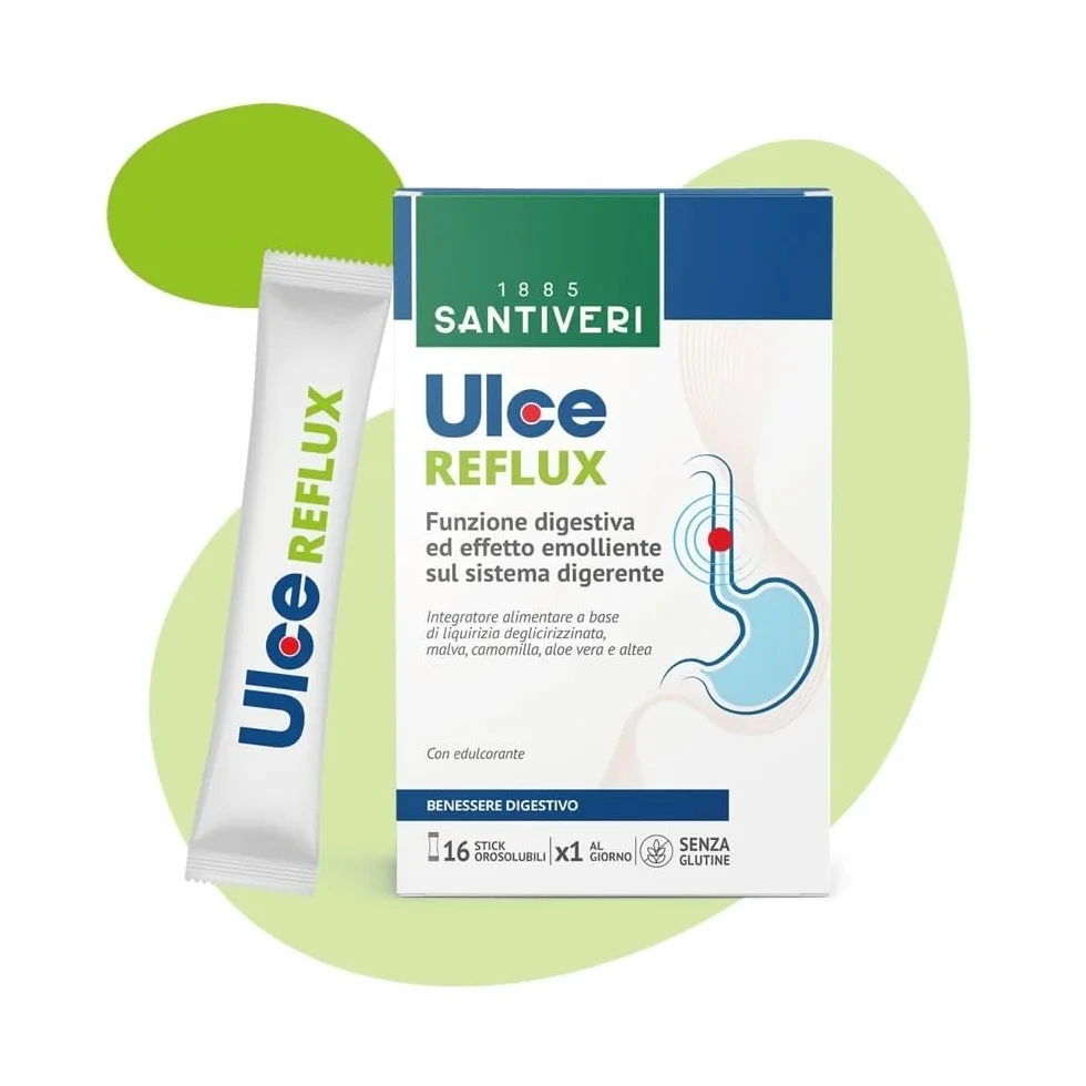 Santiveri Ulce Reflux 16 stick orosolubili Benessere Digestivo