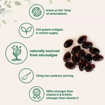 Astaxantina Micro Ingredienti Integratori antiossidanti Tripla forza