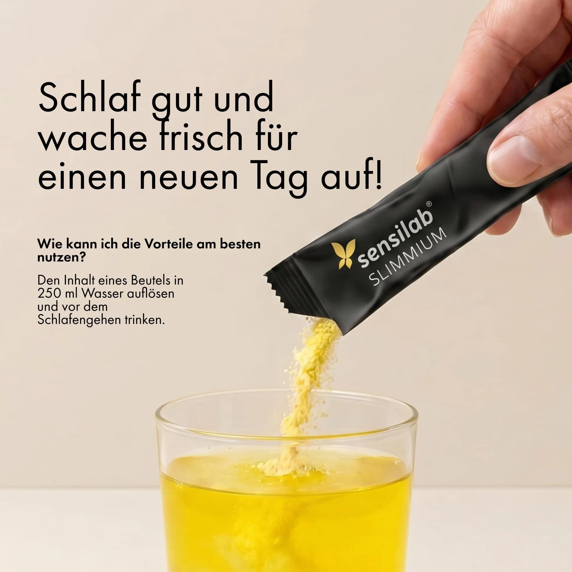 Sensilab Slimmium NightBurn XXL – Tè Verde, Cicoria, Colina, Carruba, Melissa, Vitamina C e Vitamina B6 – Termogenico, Ricco di Fibre – Digiuno Intermittente – 10 Bustine per 10 Giorni