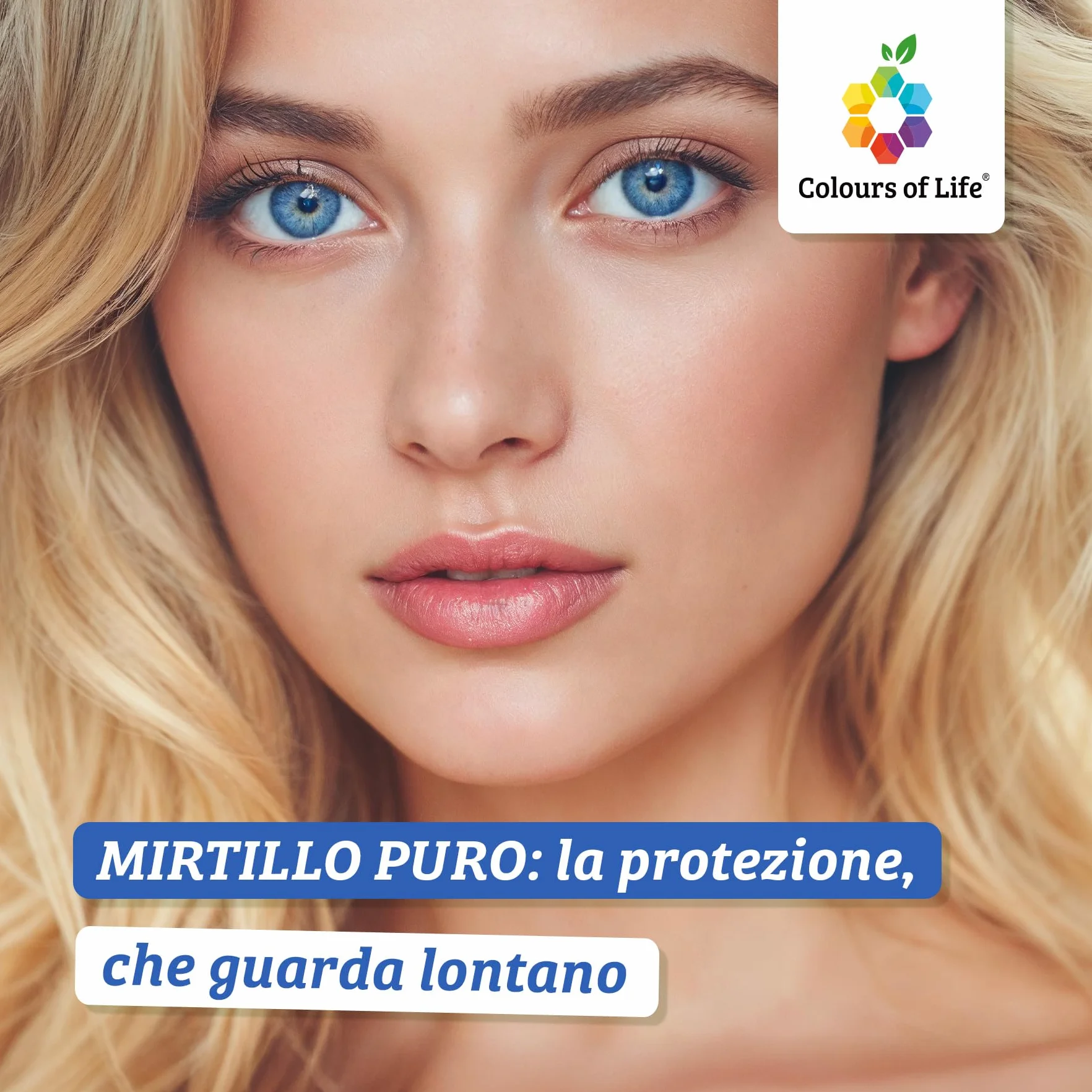Colours of Life Mirtillo Puro Integratore Mirtillo Nero 60 Capsule Vegetali Benessere Vista