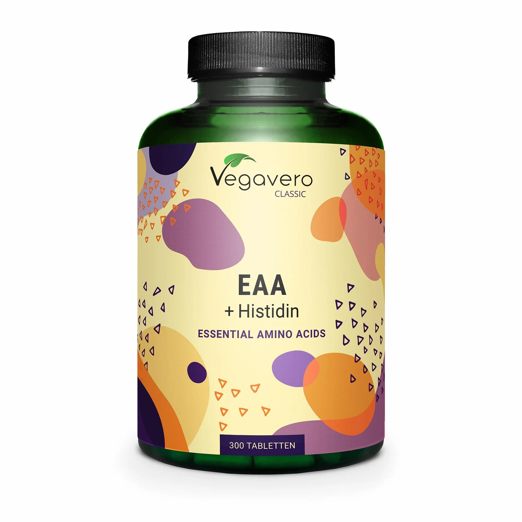 EAA Aminoacidi Essenziali | NATURALI da Fermentazione e SENZA ADDITIVI | Con Aminoacidi Ramificati BCAA 2.1.1 | 300 compresse | VEGAN | Vegavero