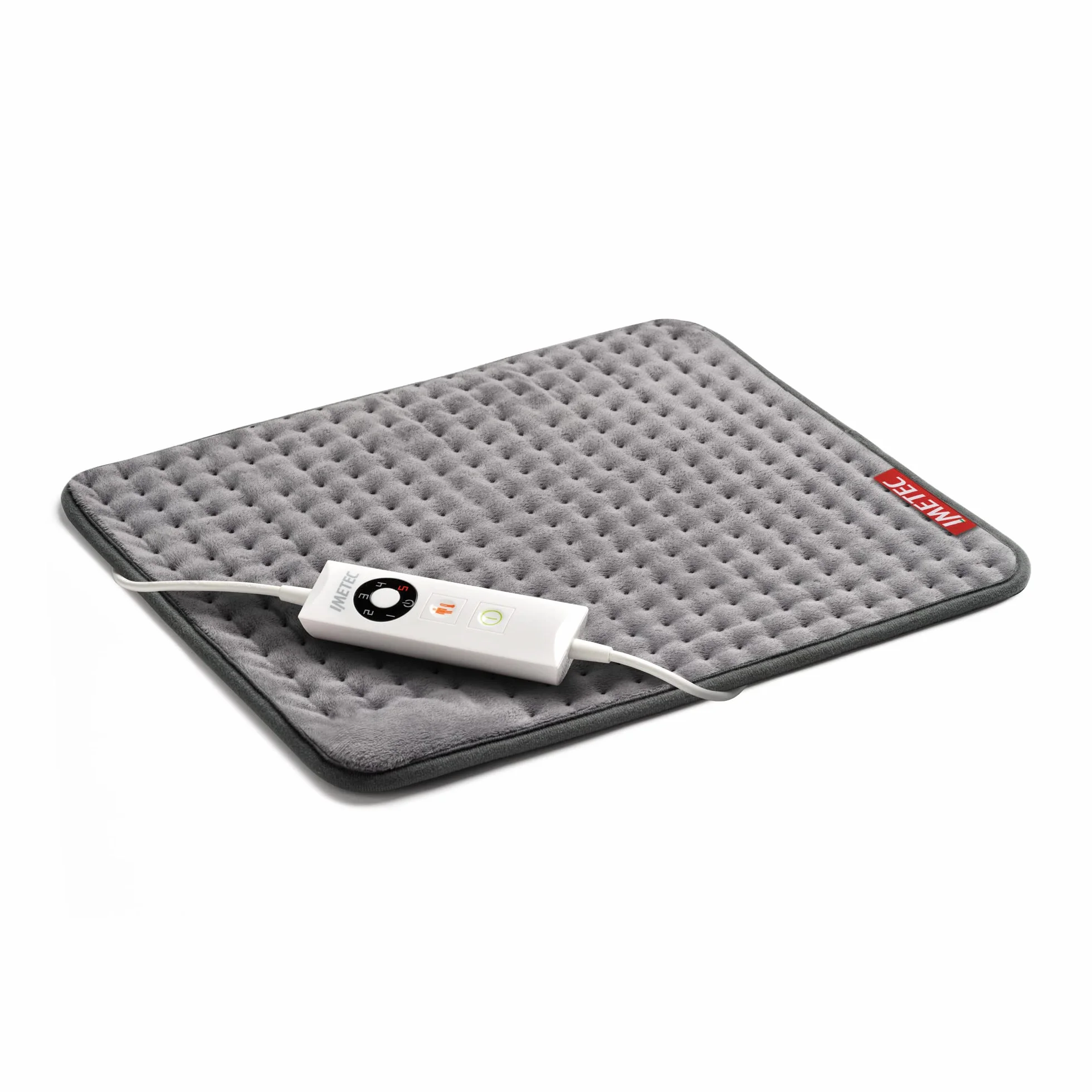 Imetec Intellisense Essential, Termoforo Multiuso, Cuscino Termico, 40x35 cm, Tessuto Anallergico, 5 temperature, Electro Block di sicurezza, Lavabile in lavatrice