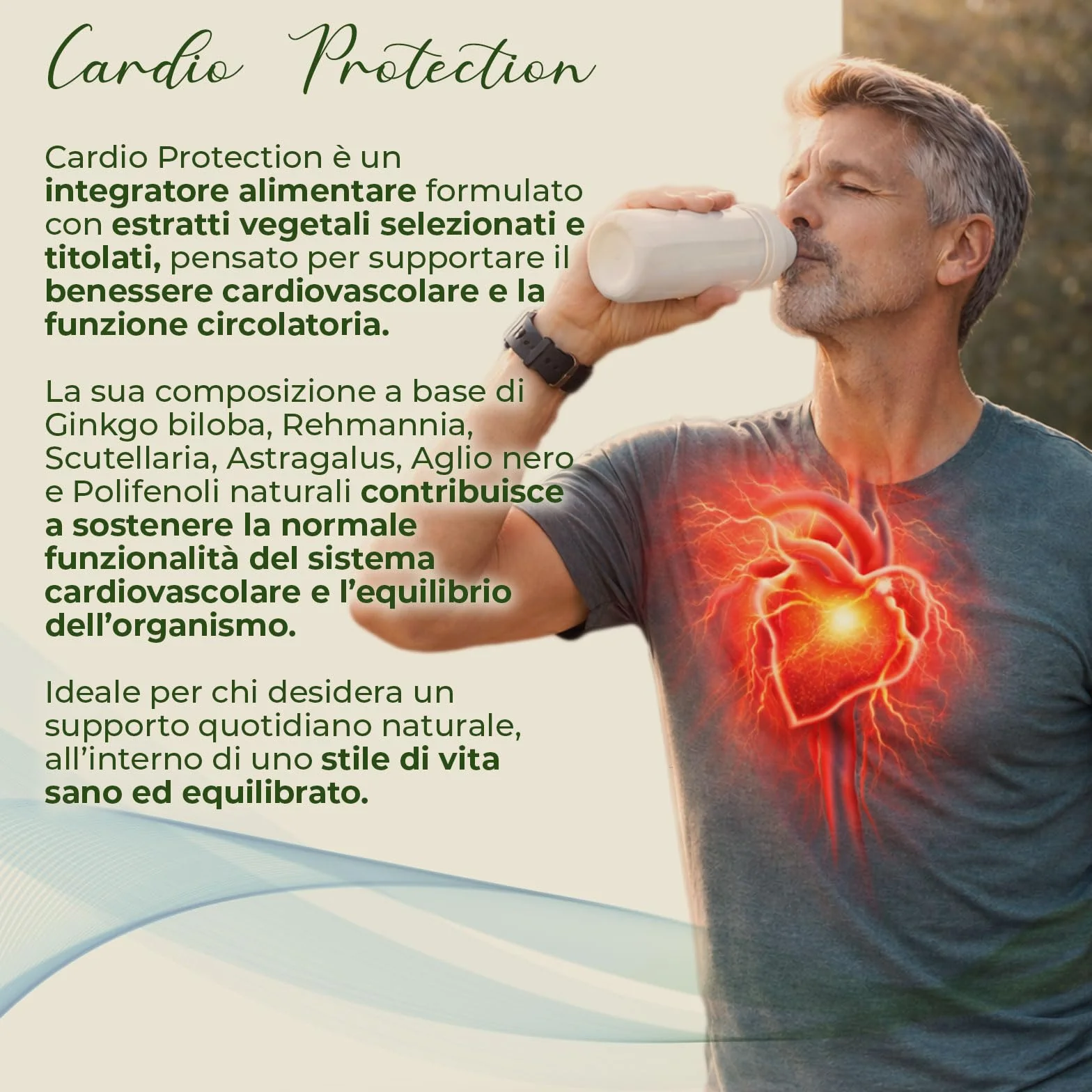 AP PLUS Cardio Protection Integratore Alimentare 90 Compresse Aglio Nero Ginkgo Biloba