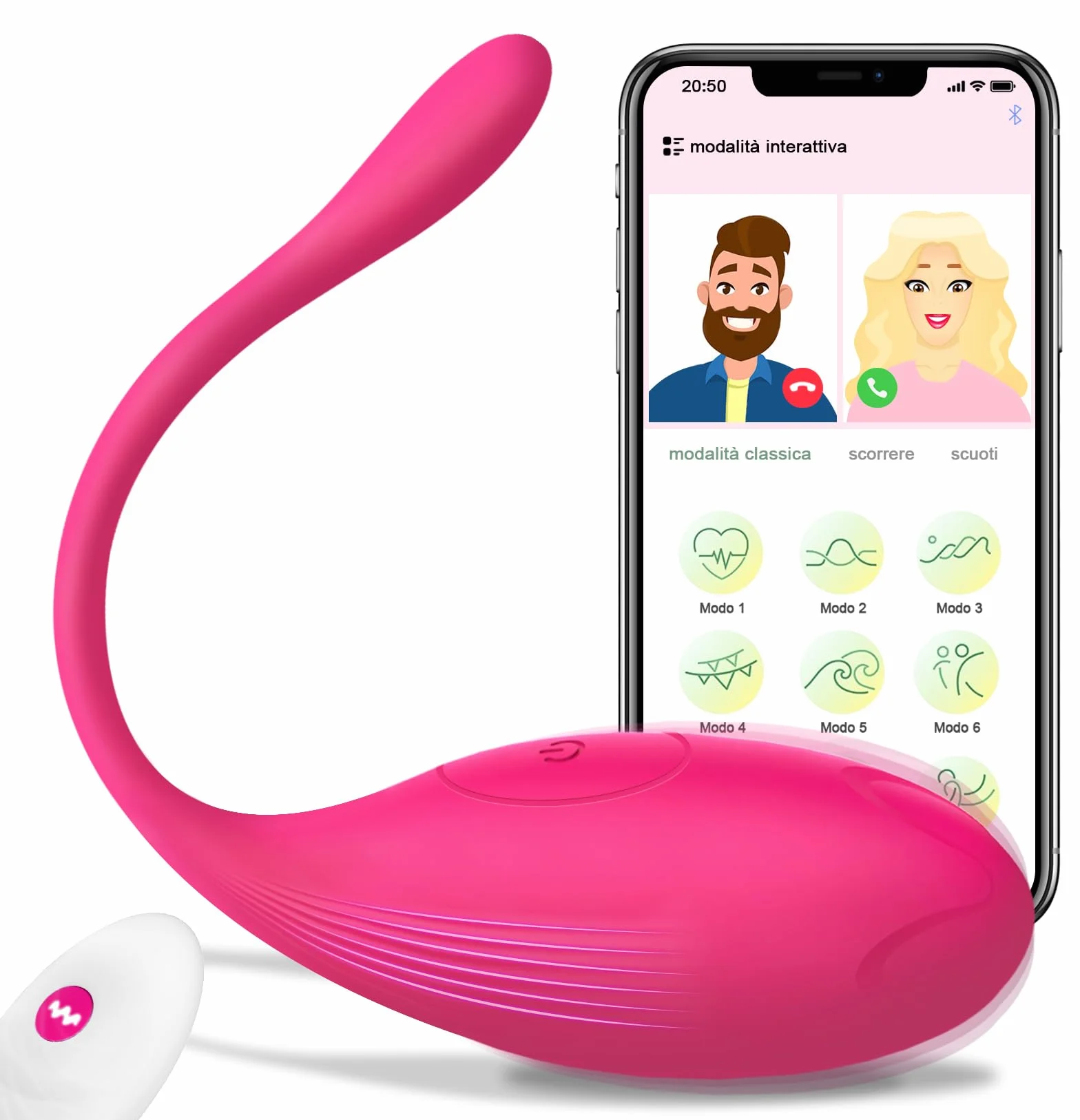 Ovetto Vibrante Donna Telecomando Vibratoreper Donna Vibratore Sexytoysys Coppia Con App 9 Modalità Vibratoreper Donna Professionale Wireless Vibratori Donne Sex Toys (Rosa)