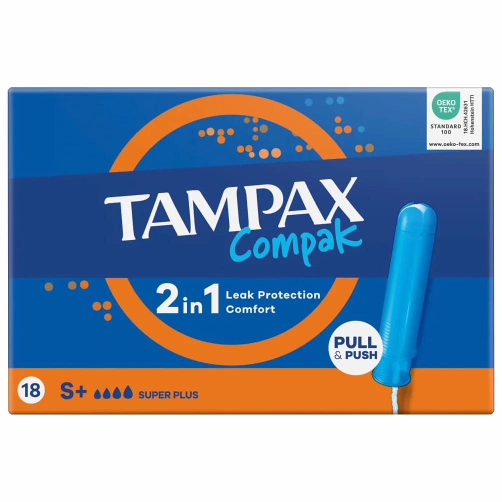 Tampax Compak Assorbenti Super Plus 18 ct
