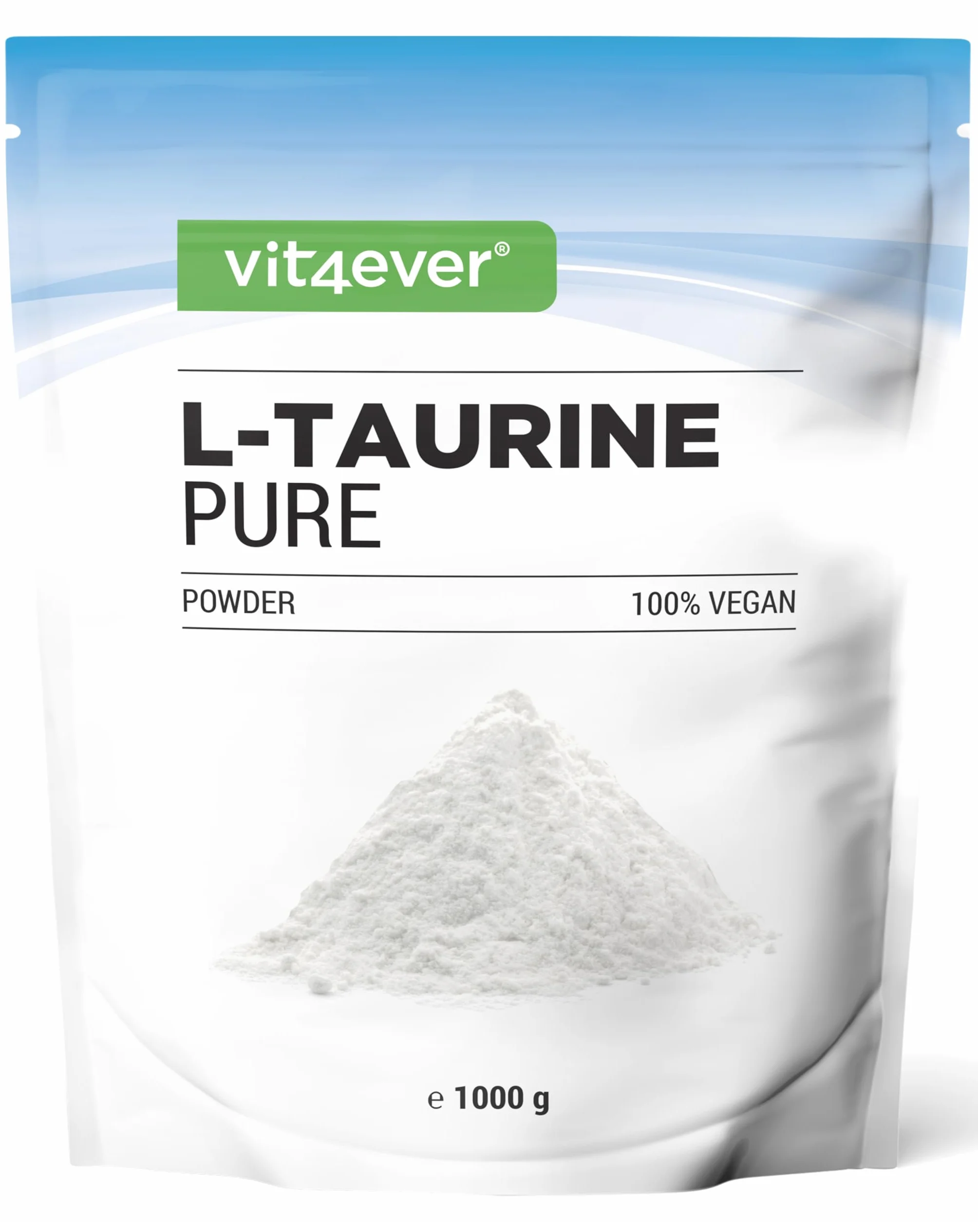 Polvere di L-Taurina 1000 g (1 kg) Vegano Purezza 99%