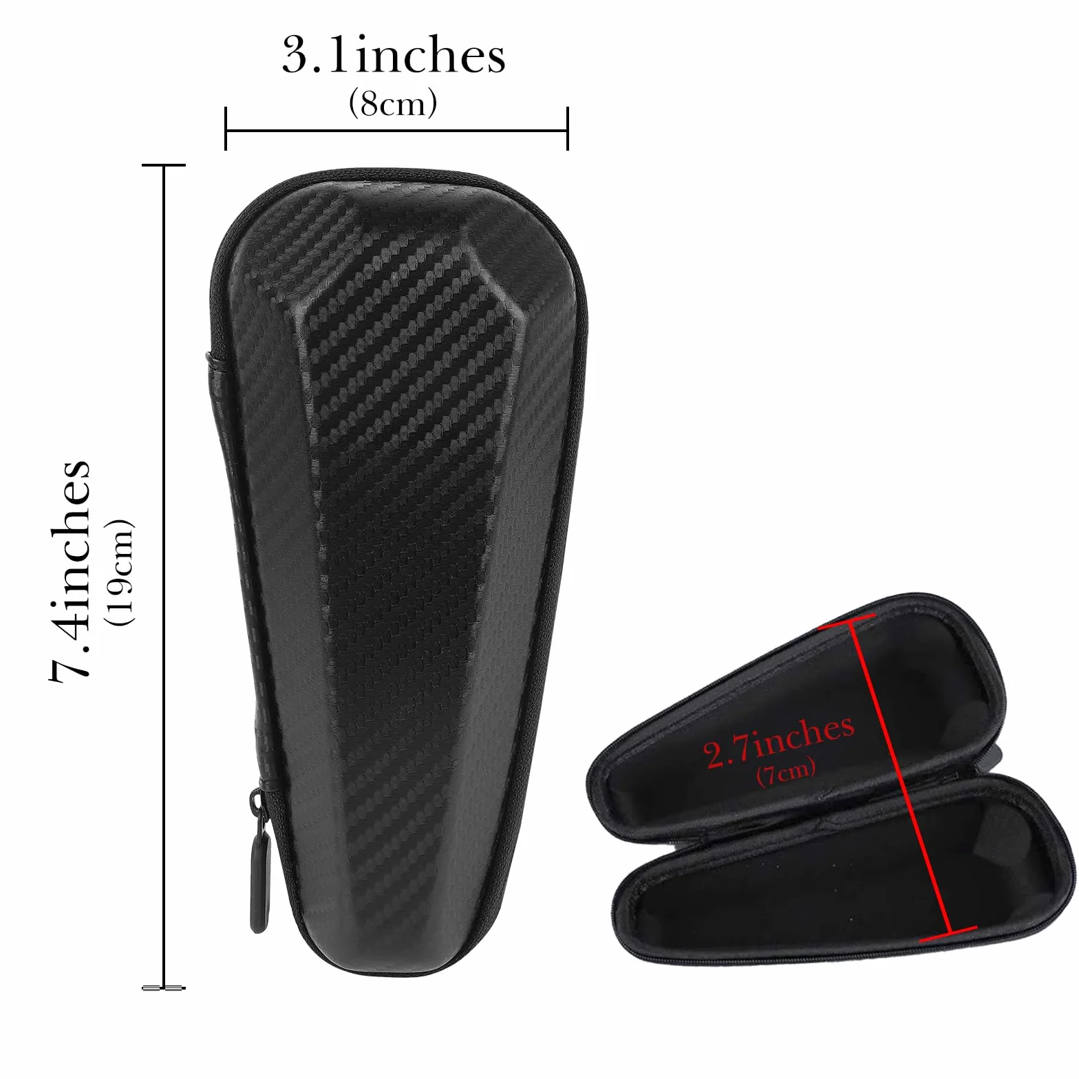 Linkidea Custodia da Viaggio per Rasoio, Organizer Portatile per Rasoi Elettrici, Compatibile con Panasonic Arc 6, 5, 4, ES-SWLT2W, Philips Shaver 2400, 3900 (Nero)