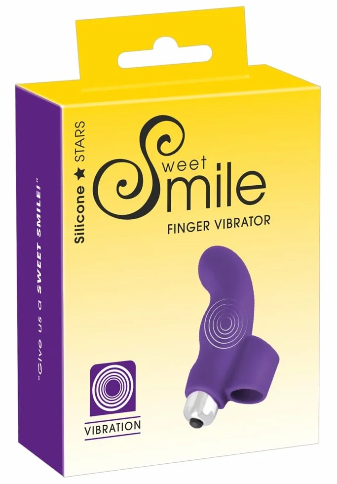 Sweet Smile Vibratore da dito Sweet Smile Nero