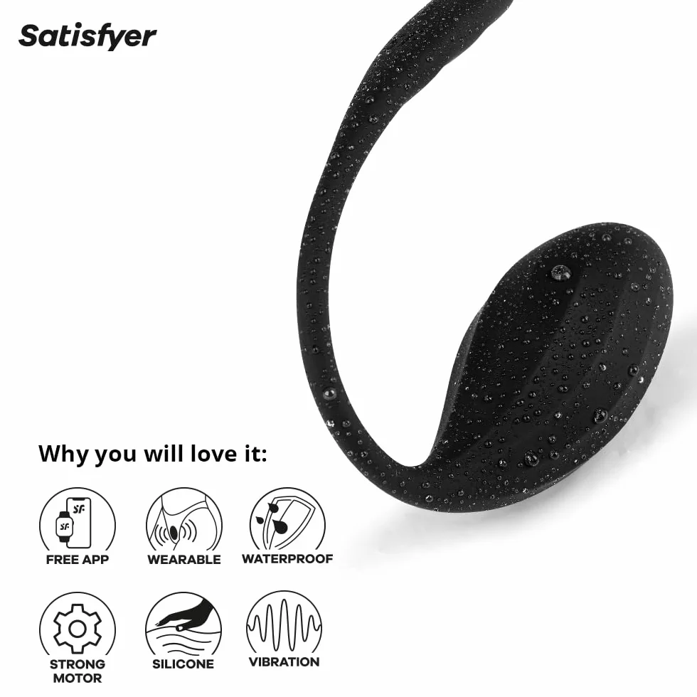 Satisfyer Ribbed Petal Vibromasseur G-Spot Avec Appli Connect | Vibro Étanche (IPX7) | Sex-Toys Silicone Sécurisé | 12 Programmi Vibrazioni | Sex Toýs Vibratori Femme