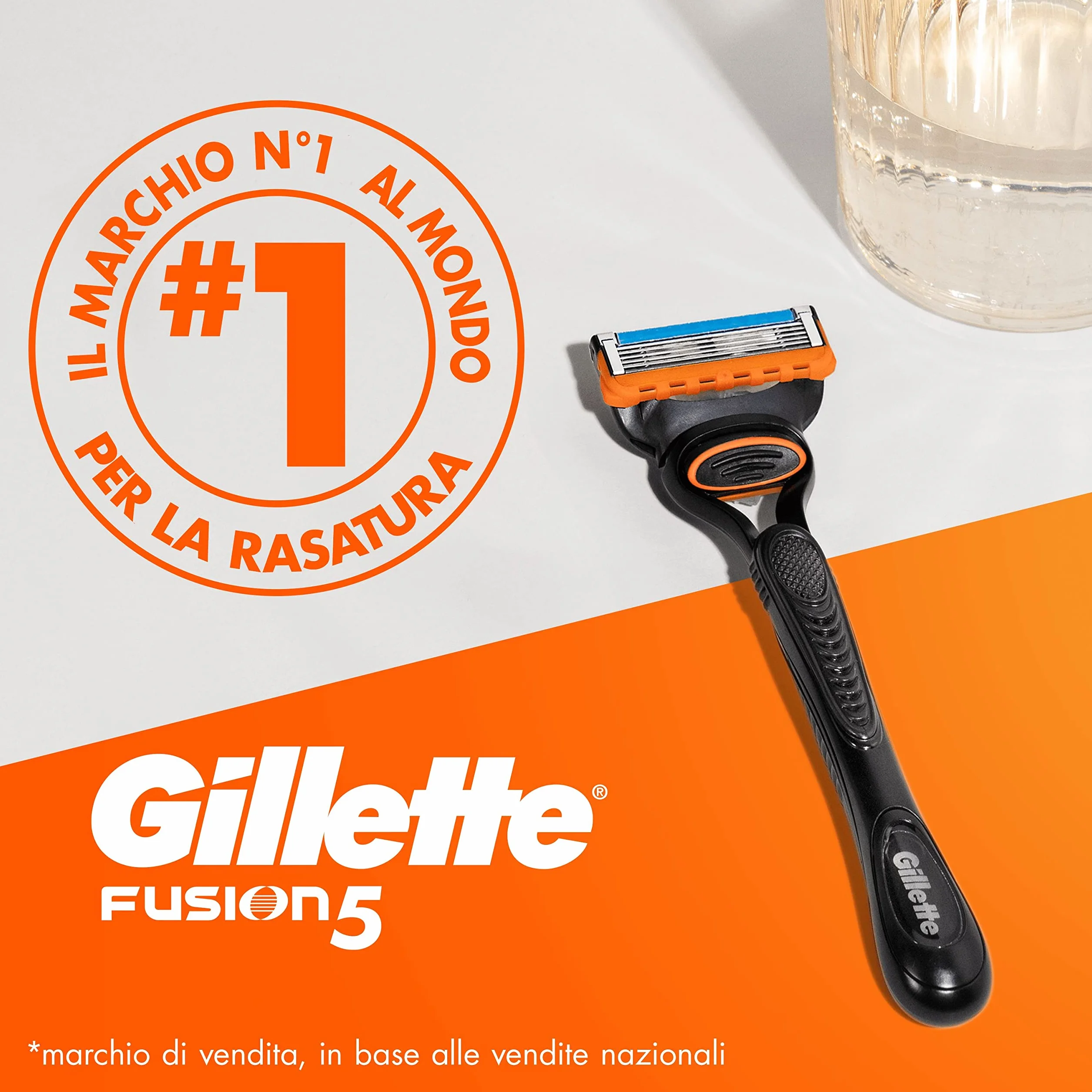 Gillette Fusion5 Lamette di Ricambio per Rasoio da Uomo (4 lamette)