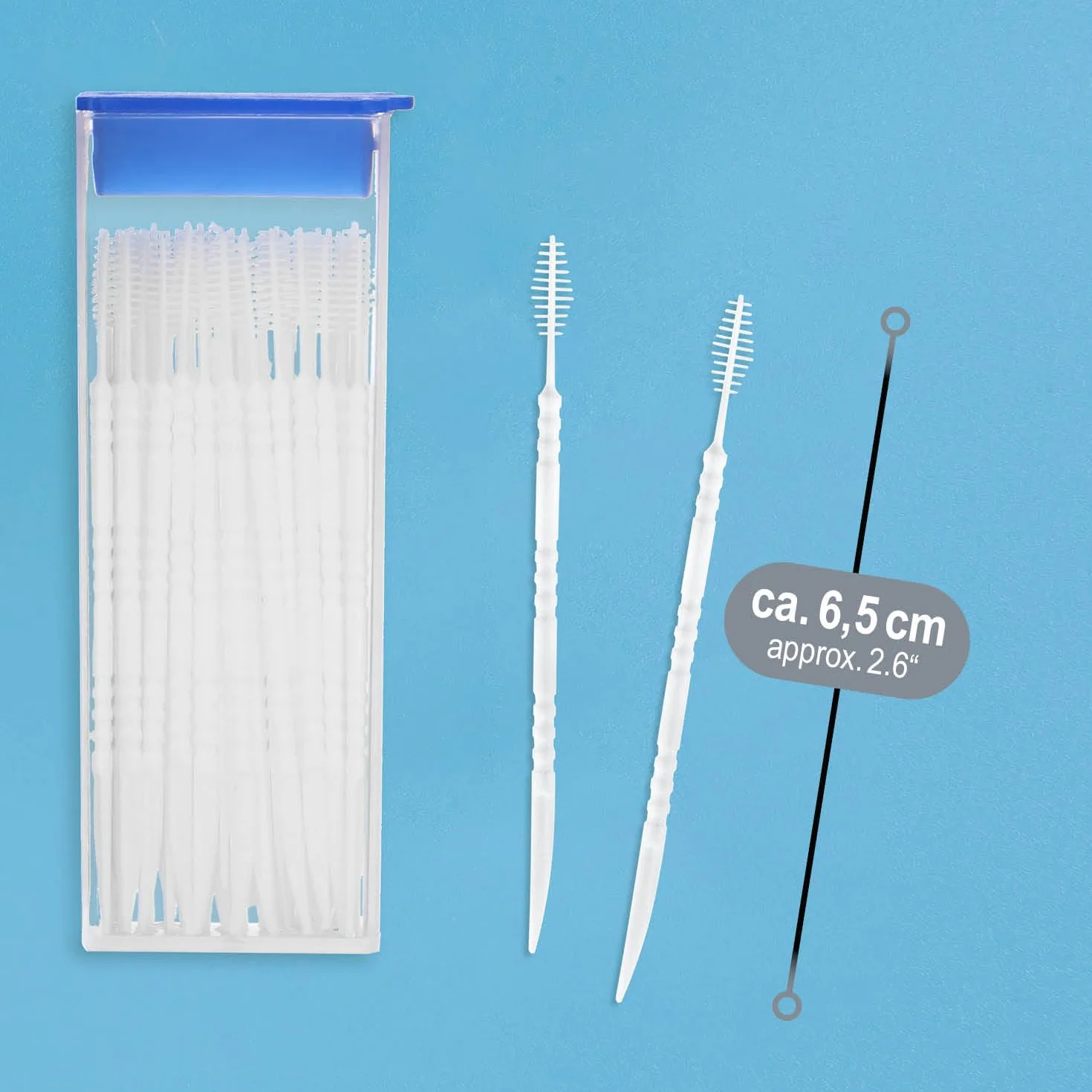 COM-FOUR® 120x Spazzola interdentale con distributore, spazzole per pulizia denti