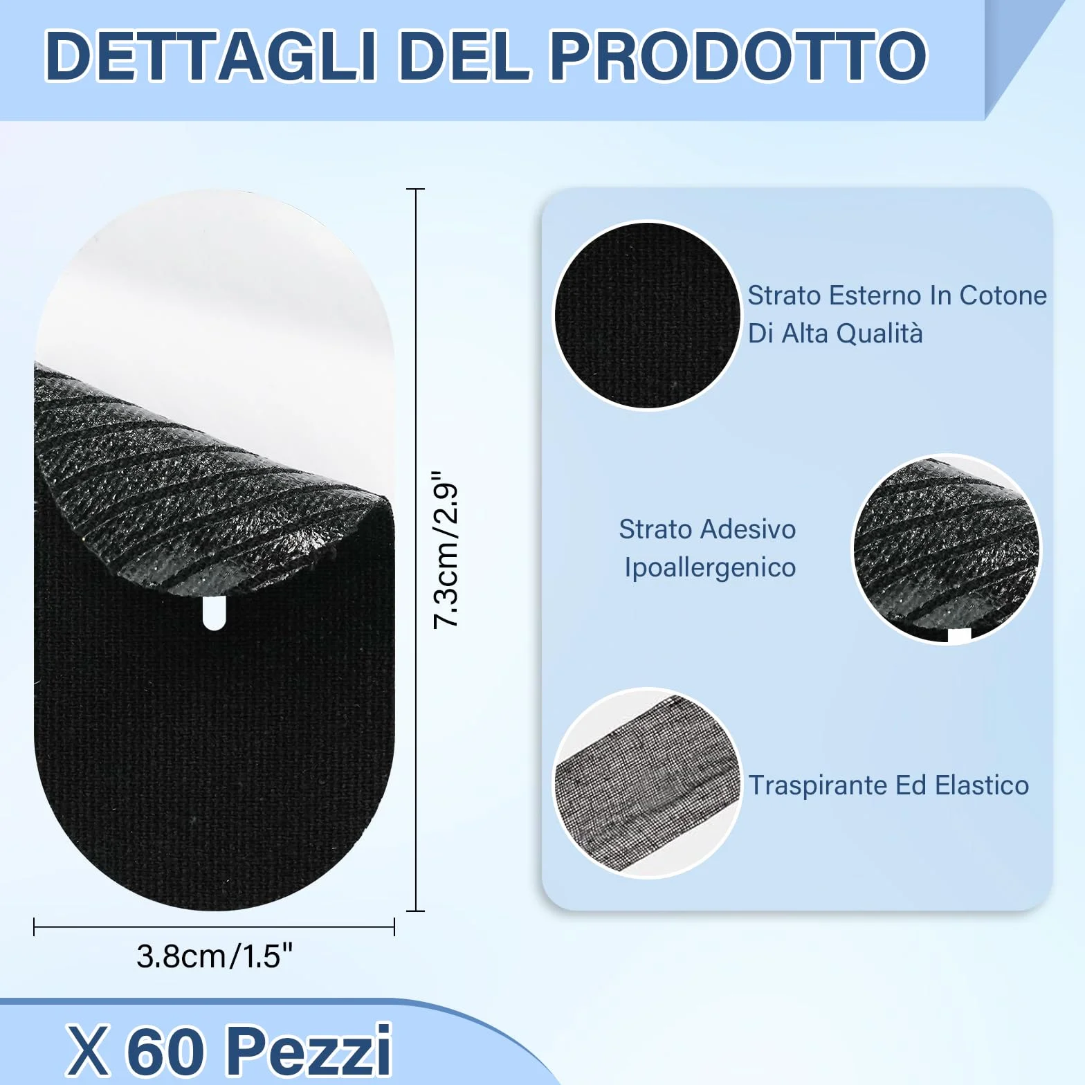 Mouth Tape for Sleeping 90 Pezzi Cerotti Bocca Antirussare Respirazione Nasale