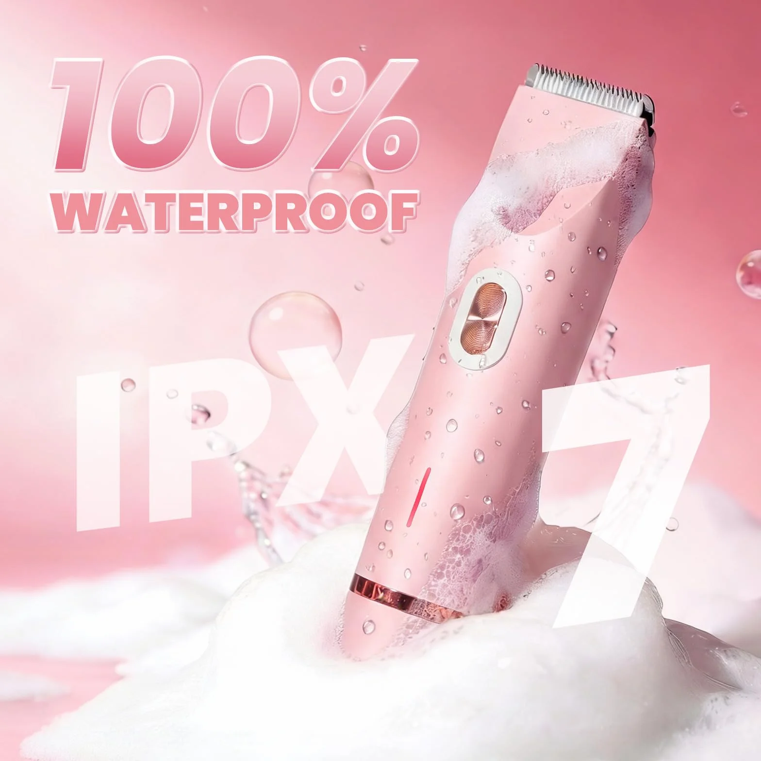 Rasoio da donna, 2 in 1, a doppia testa, con ricarica USB-C, rasoio elettrico da donna, per viso, gambe e braccia, bikini trimmer con testa di taglio impermeabile, facile da pulire