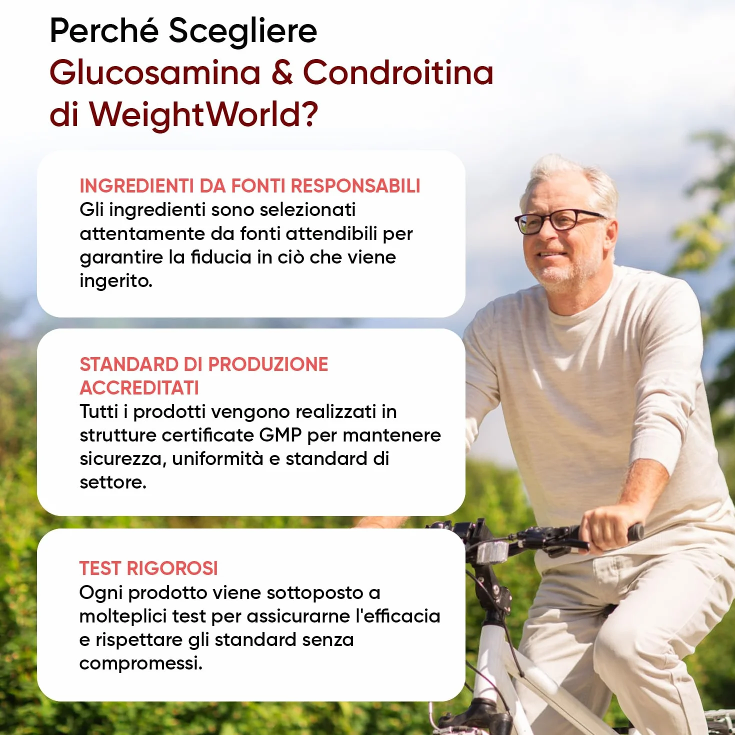 Glucosamina Condroitina MSM, Acido Ialuronico, Vit C e Curcuma, 6 Mesi, Glucosamina Complex, La Vitamina C Contribuisce alla Normale Formazione del Collagene per la Normale Funzione delle Ossa (EFSA)