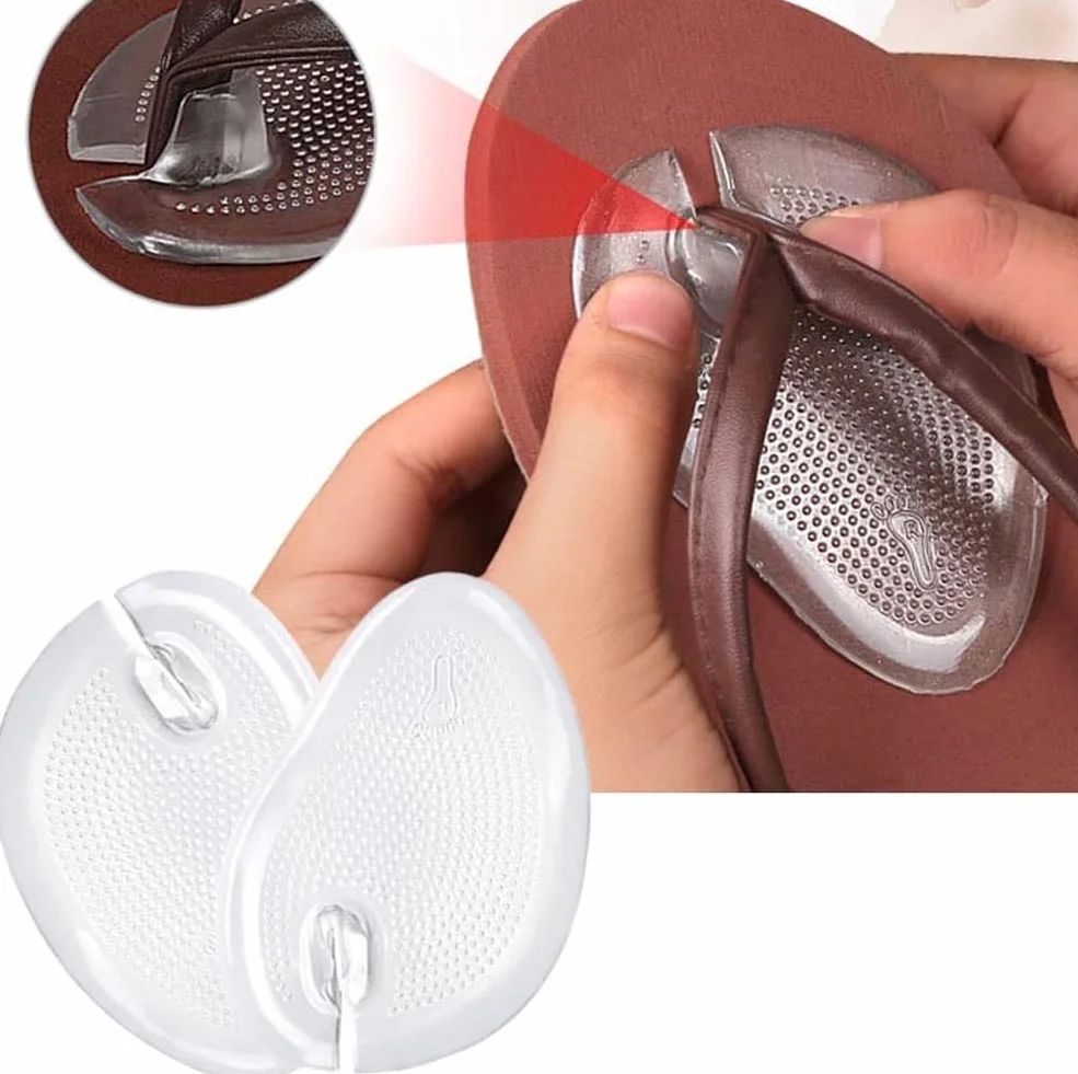 Cuscinetti per Sandali Infradito in Silicone Trasparente, Antiscivolo per Avampiede, Protezioni per le Dita