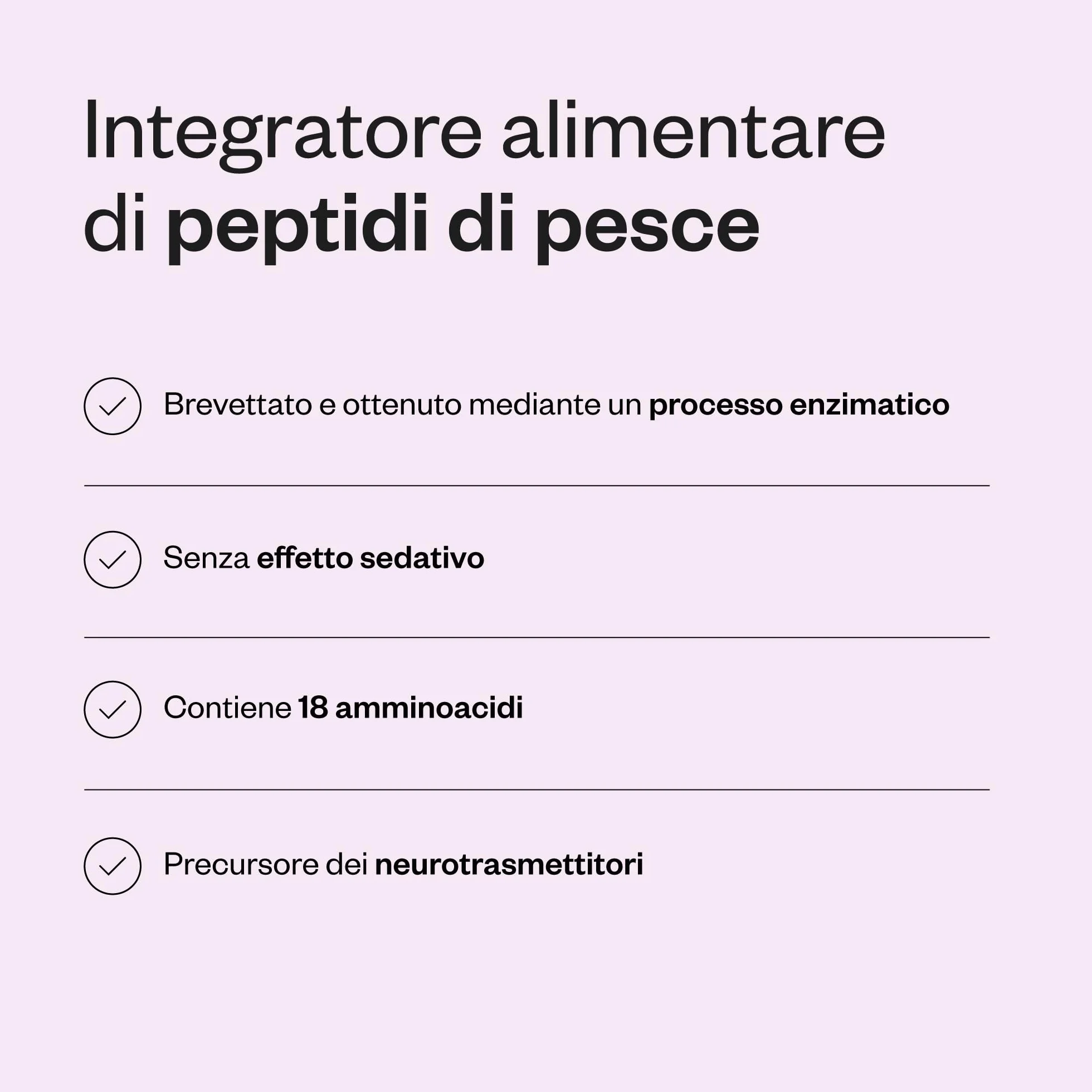 Supersmart Peptidyss Proteine del Pesce Idrosalate 90 Capsule Vegetariane Anti-Stress No-OGM Gluten Free