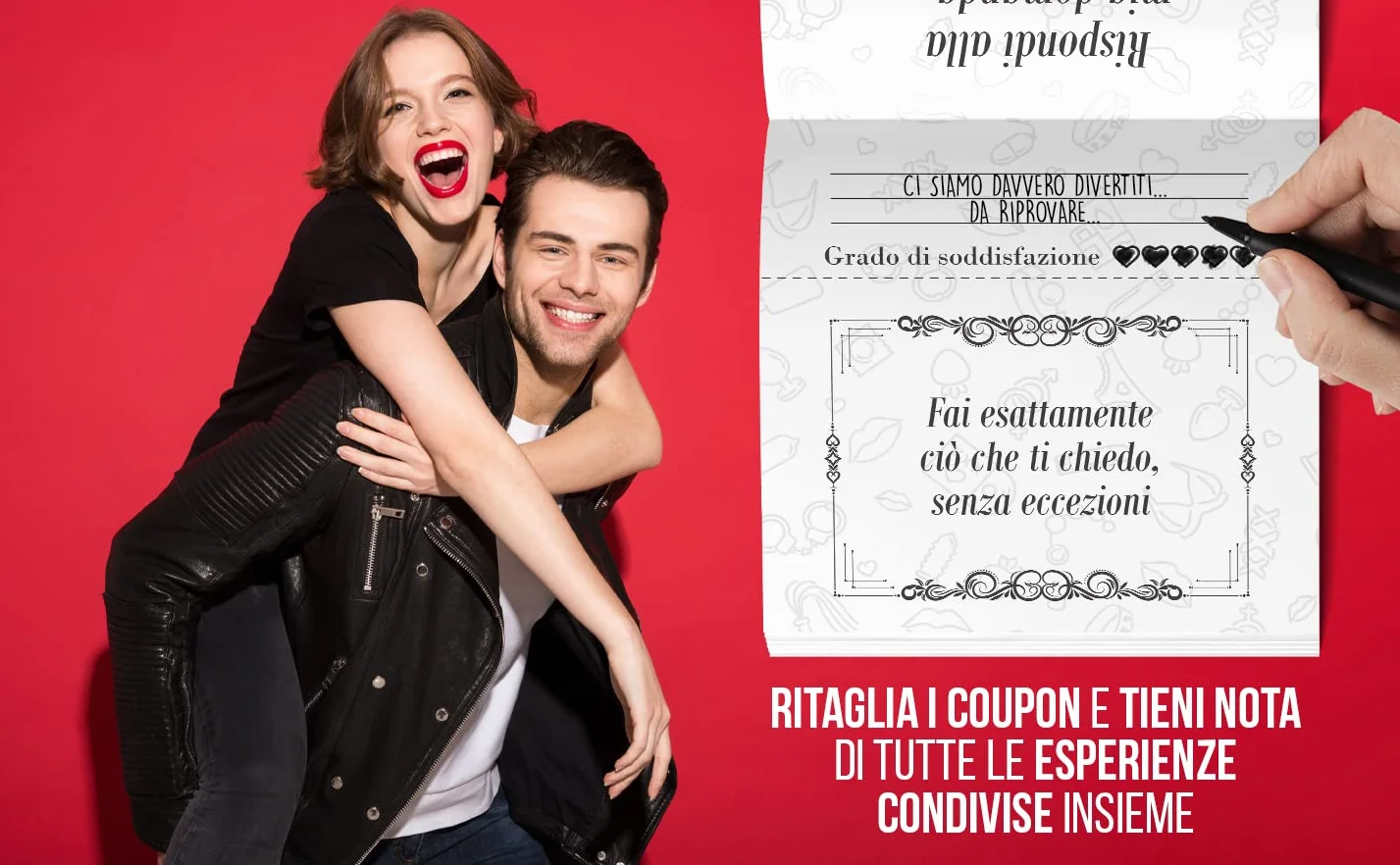 KAÏDENSÏ Idee Regalo San Valentino per Lui 2026-52 Coupon dell’Amore per Lui Lei