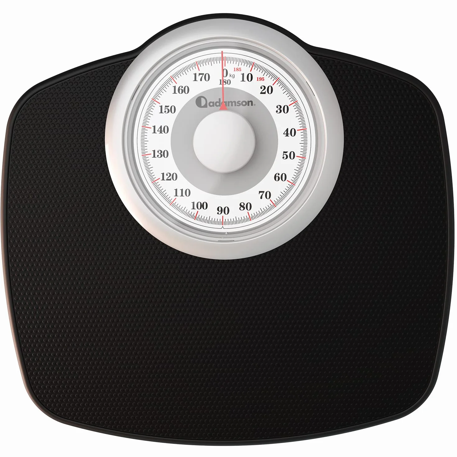 Adamson A25W Bilancia Pesapersone Meccanica, Analogica, Fino a 180 kg, Piedini Anti Scivolo – NUOVA - Durevole, Accurata e precisa – 20 Anni di Garanzia – Camera da Letto e Bagno