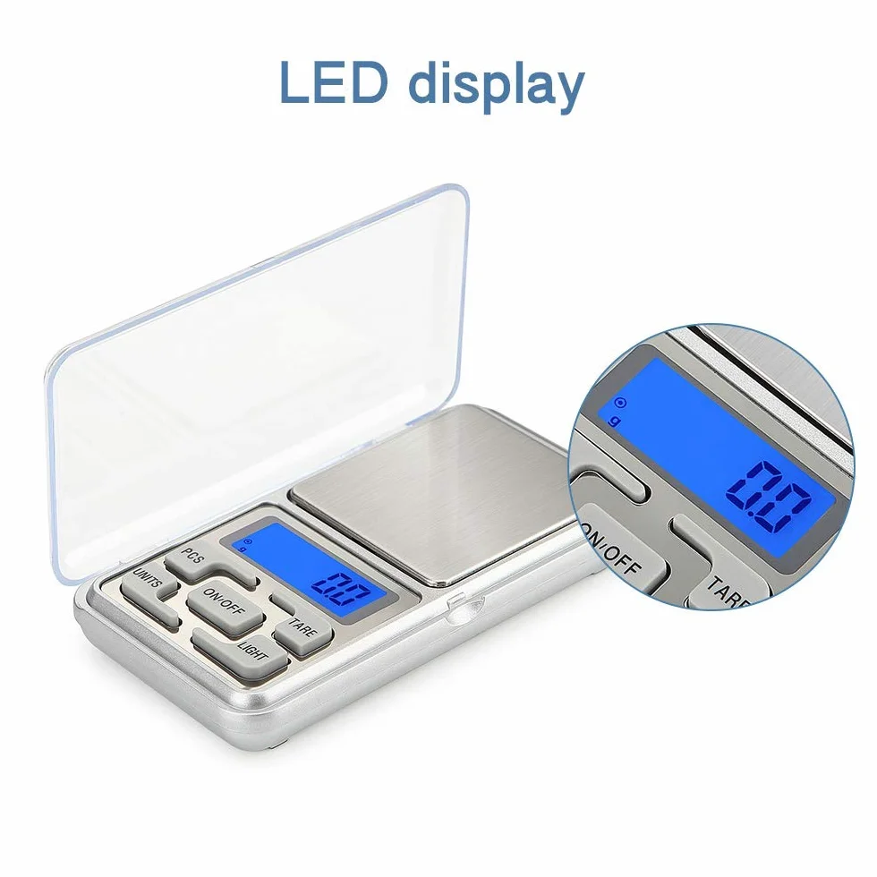 Mini Digital Electronic Pocket Scale 0.01g x 200g LCD