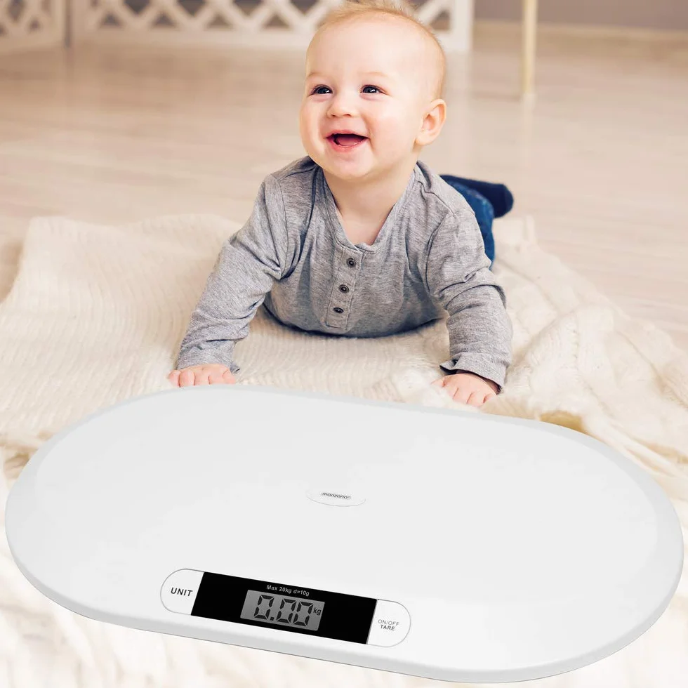 Monzana Bilancia Digitale per Bambini e Neonati 20kg Display LCD