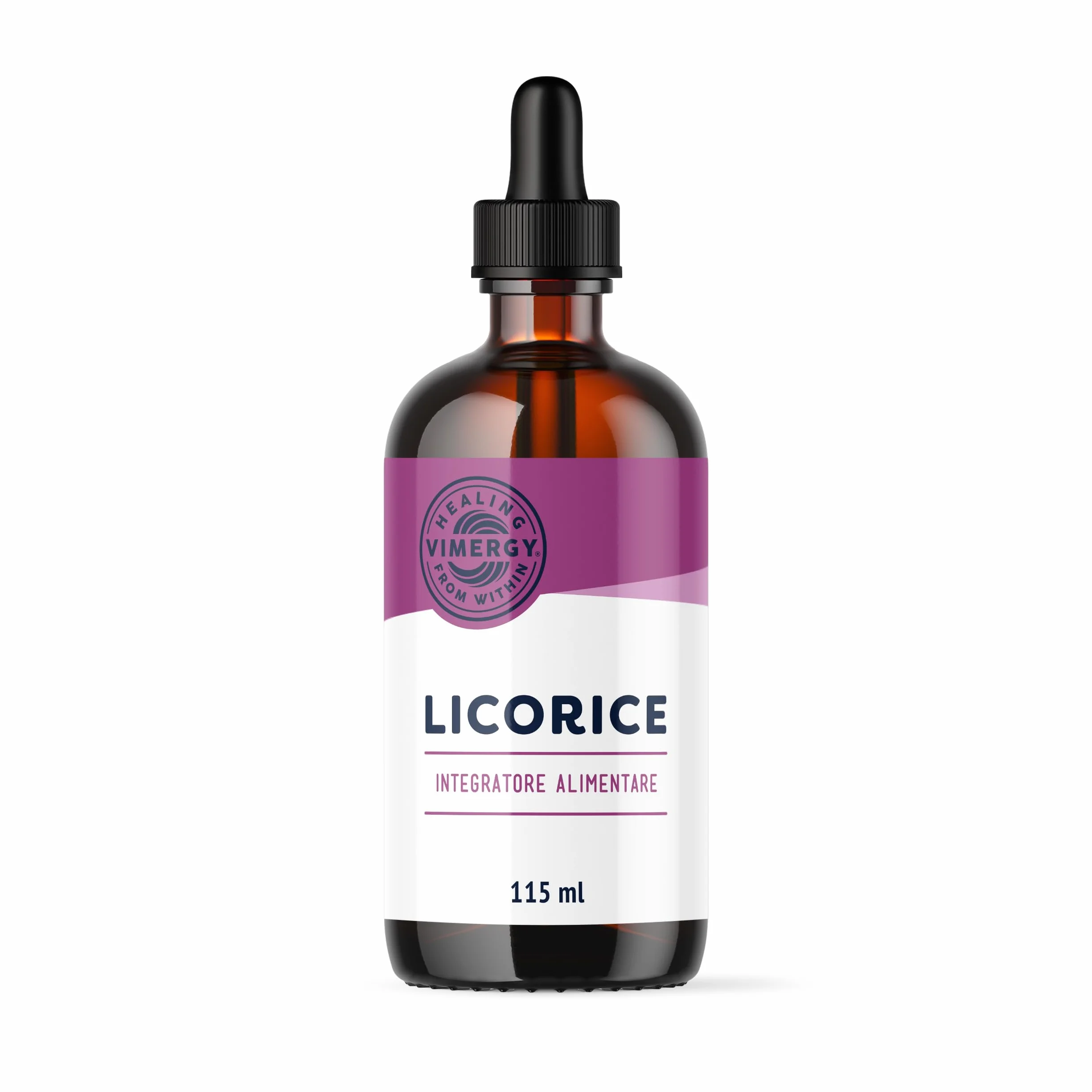 Vimergy Liquirizia Gocce Integratore Vegano 57 Dosi 115 ml Senza Zucchero Senza OGM